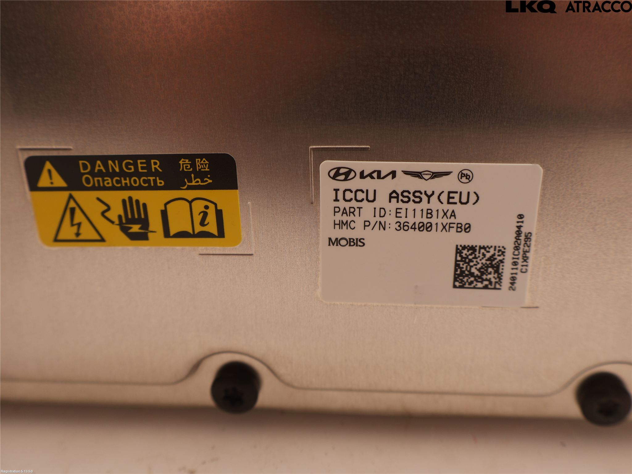 Kia EV6 (CV) 22- Batteriladdare Högspänning