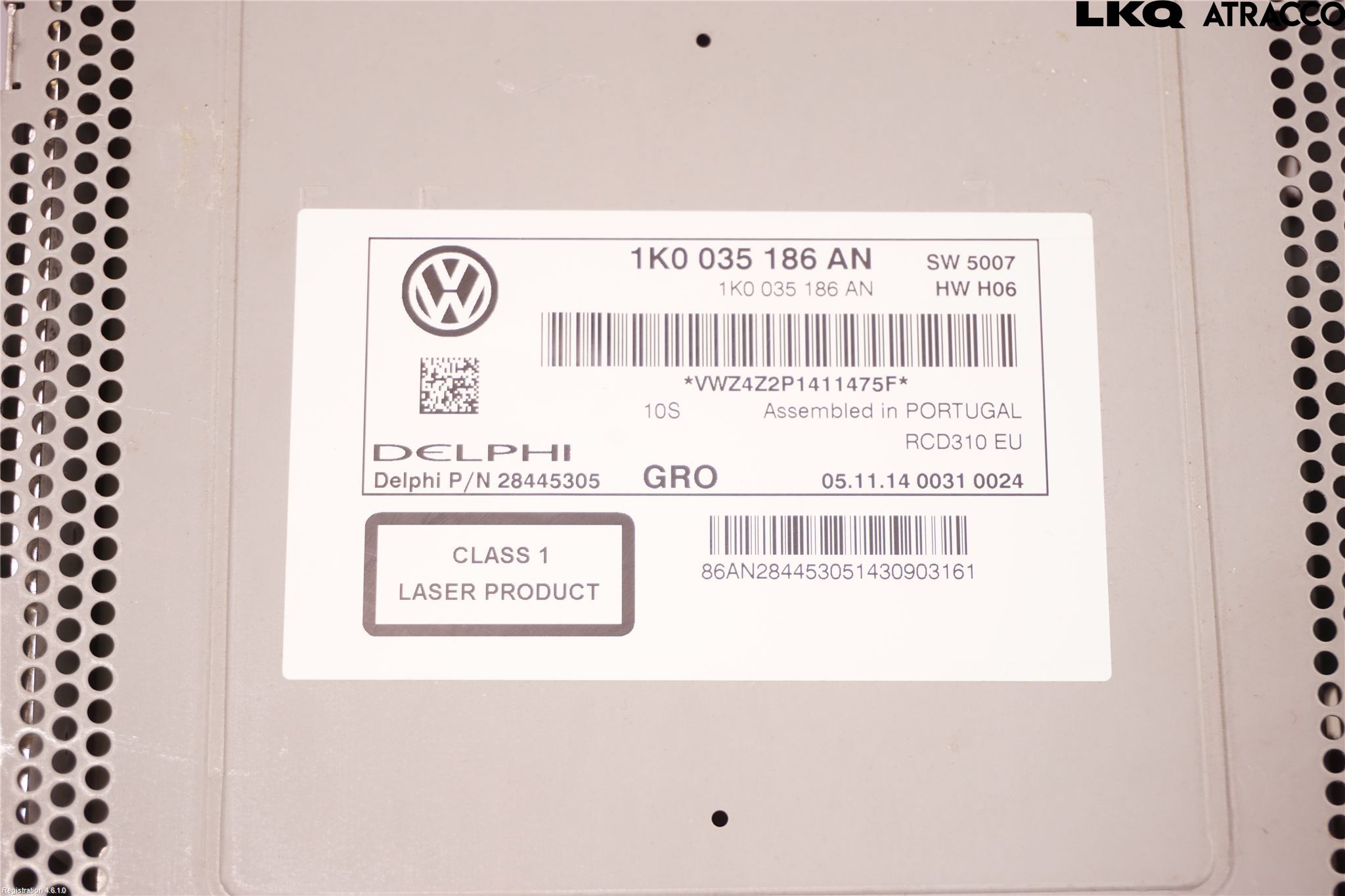 Volkswagen VW CADDY 11-15 Cd Radio - Multimediapanel