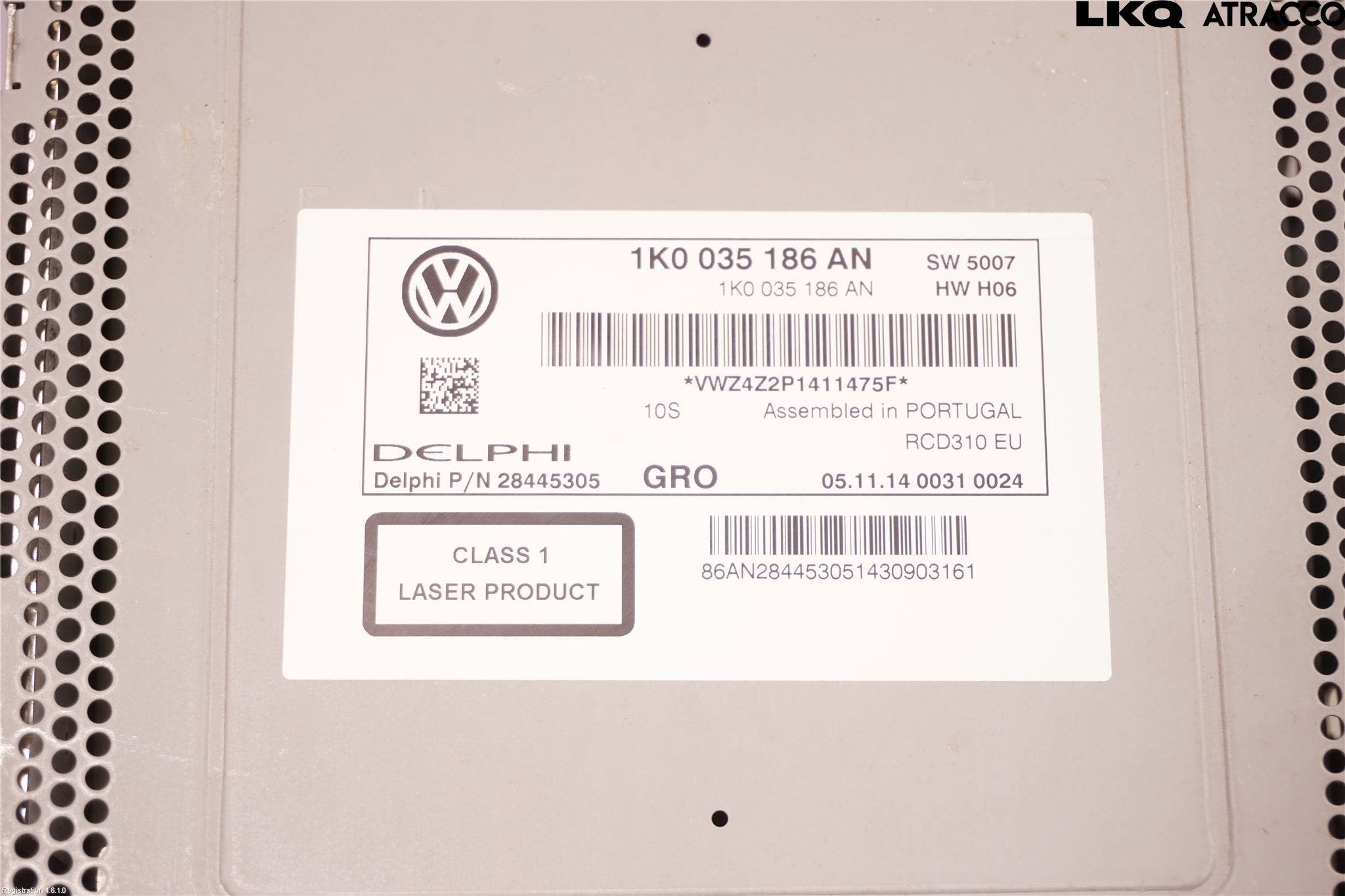 Volkswagen VW CADDY 11-15 Cd Radio - Multimediapanel