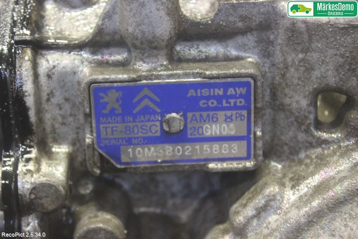Peugeot 508 11-18 Växellåda Automat