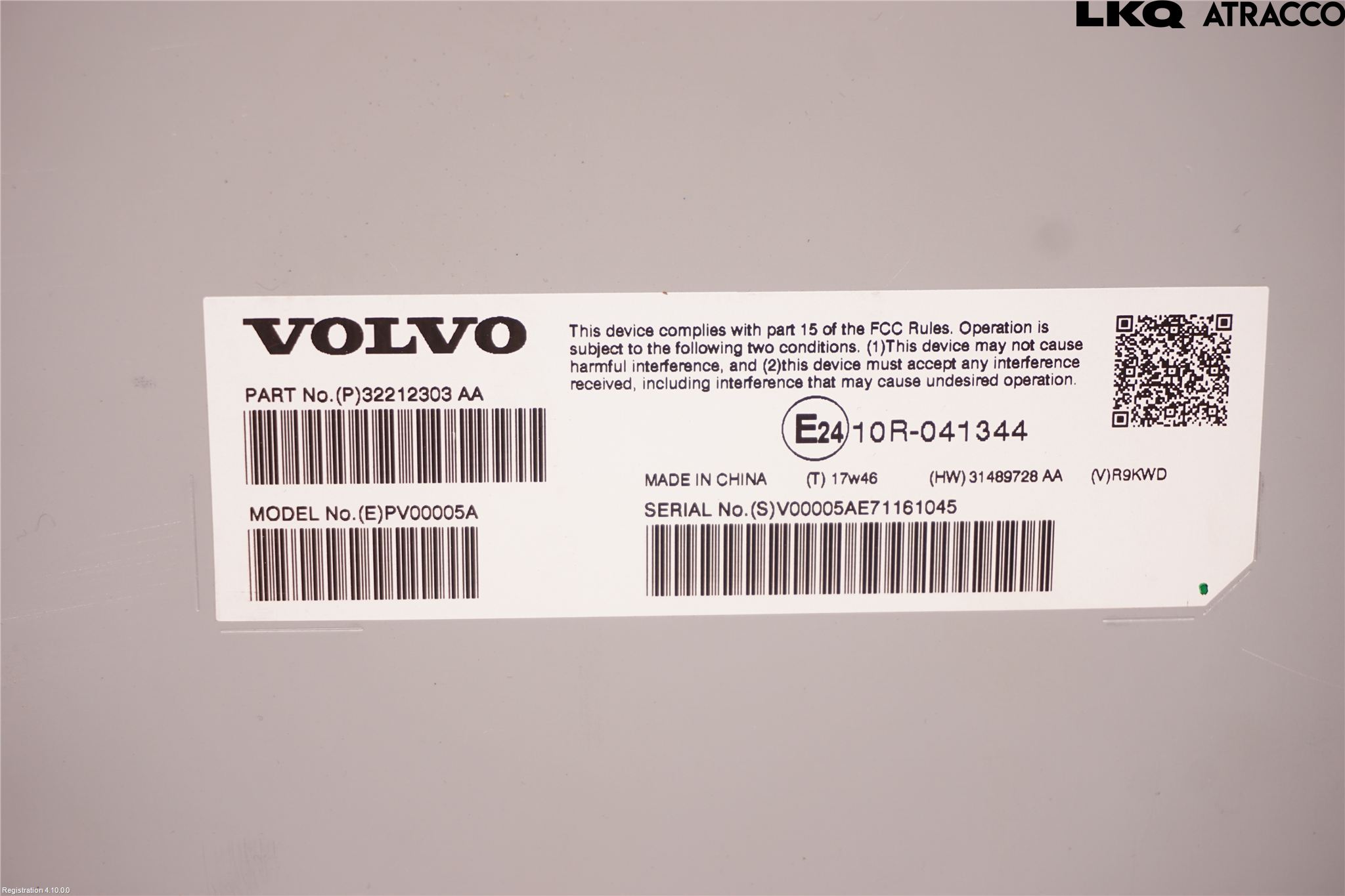 Volvo V90 17->> Radio-Stereo Förstärkare