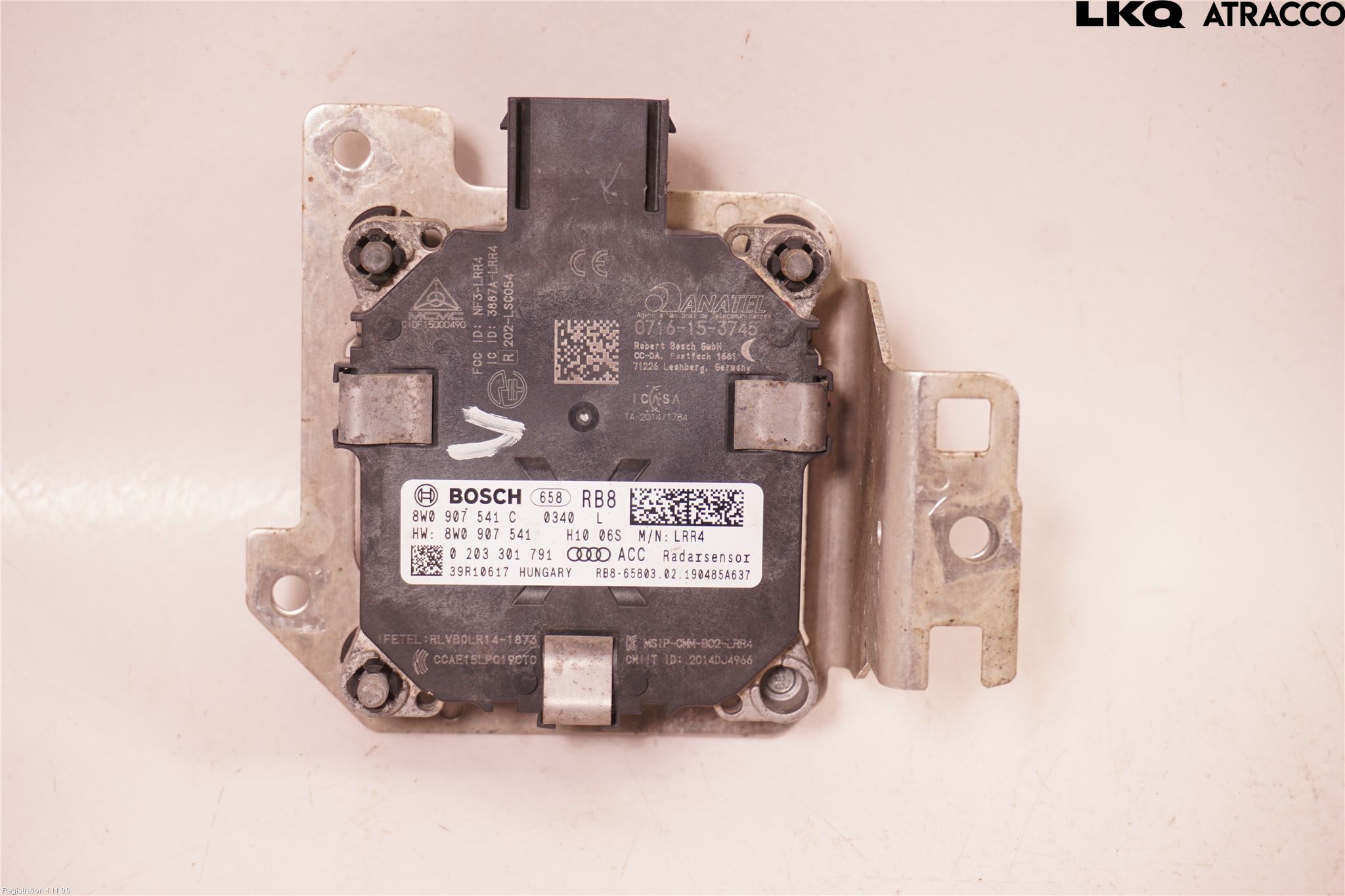 Audi A4/S4 B9 16-19 Sensor Aktivt Kollisionsskydd
