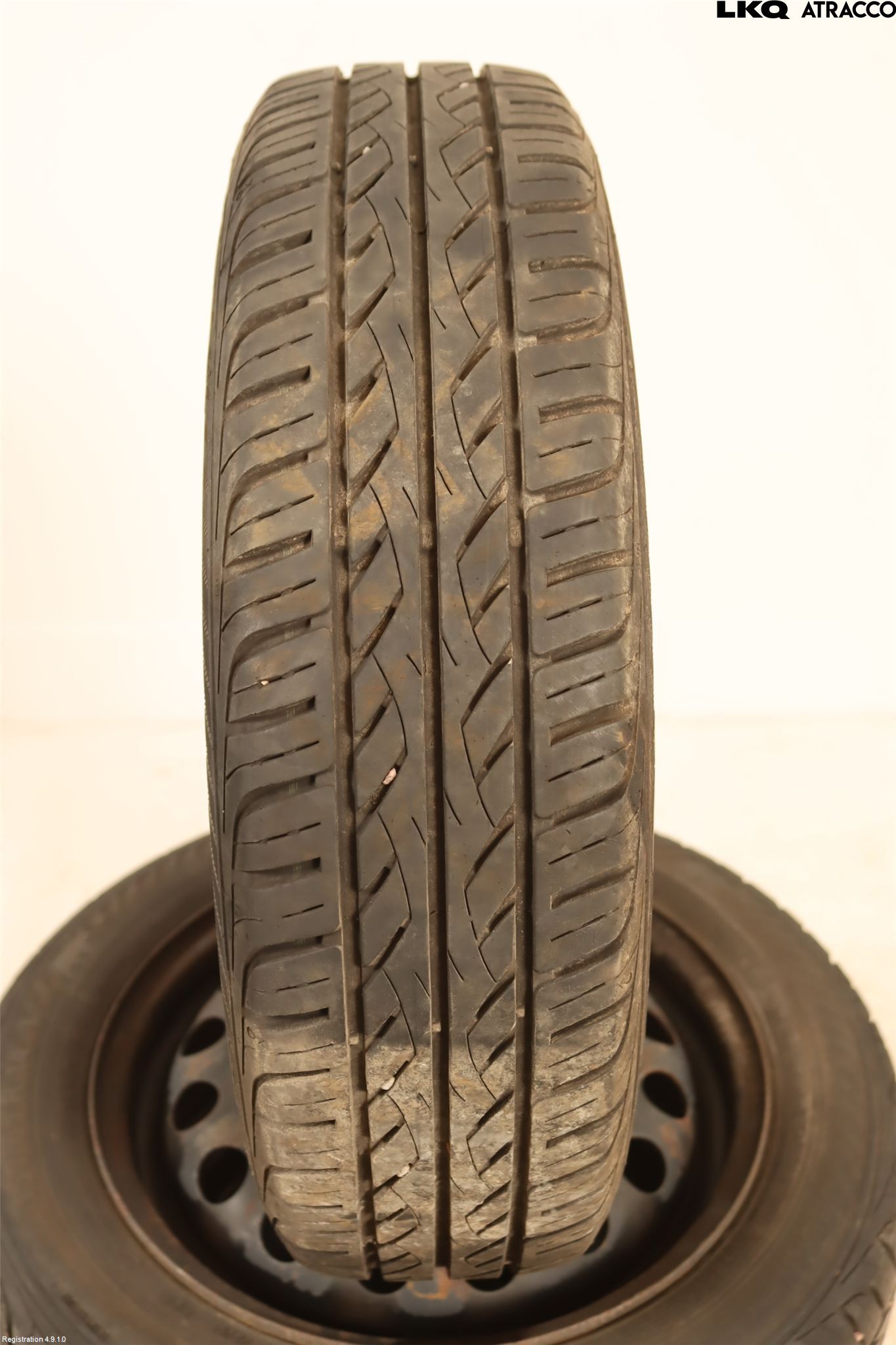 Citroen C1 06-13 Sommardäck Plåtfälg 4St