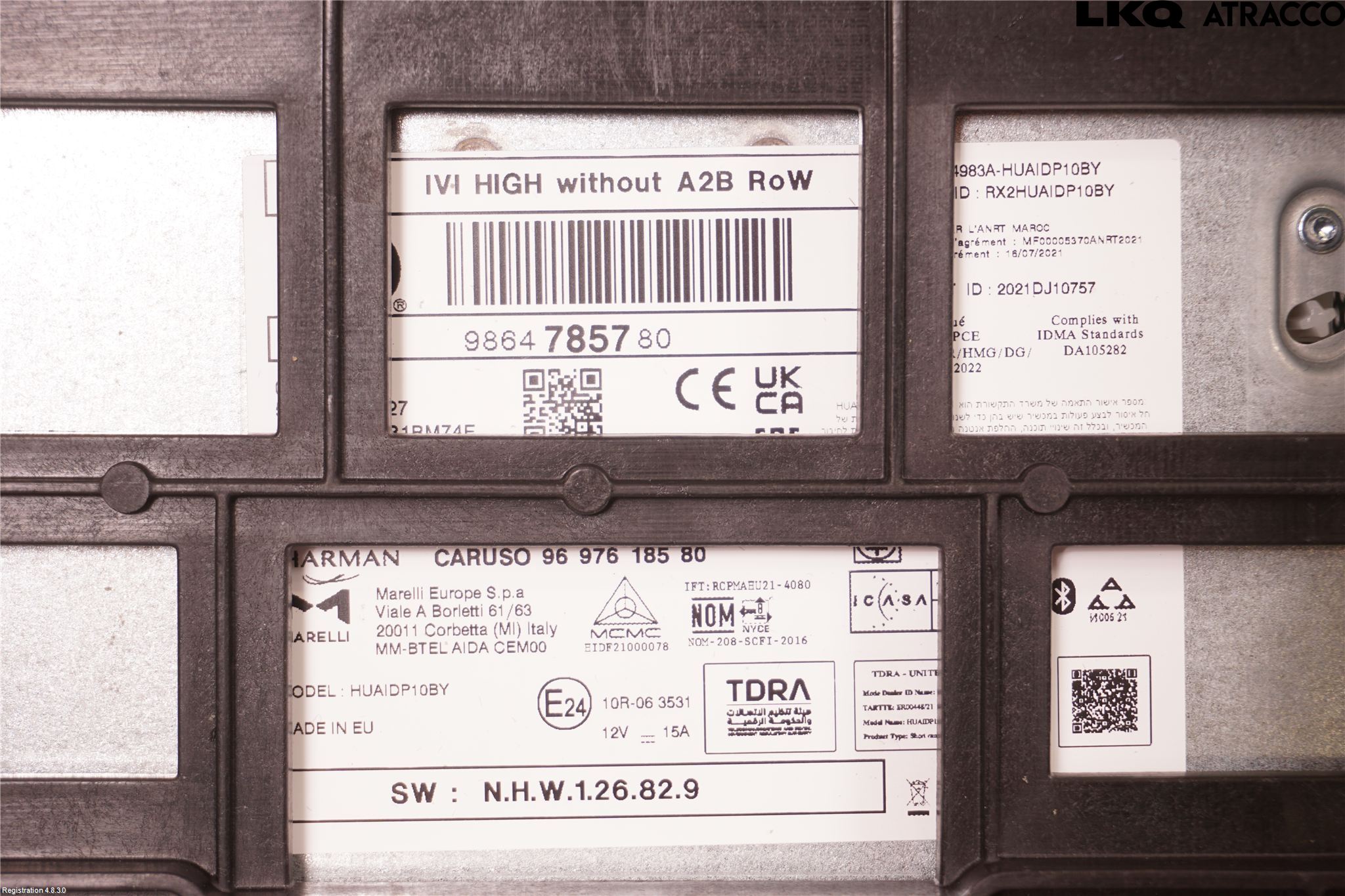 Peugeot 308/E-308 21- Styrenhet Multimedia