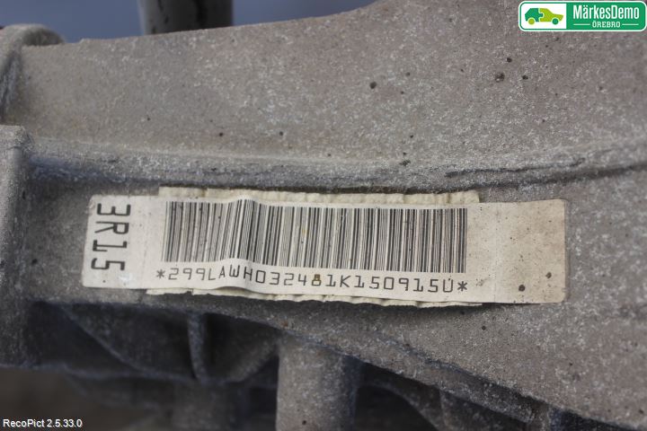 Audi Q5 09-16 Bakväxel-Diff