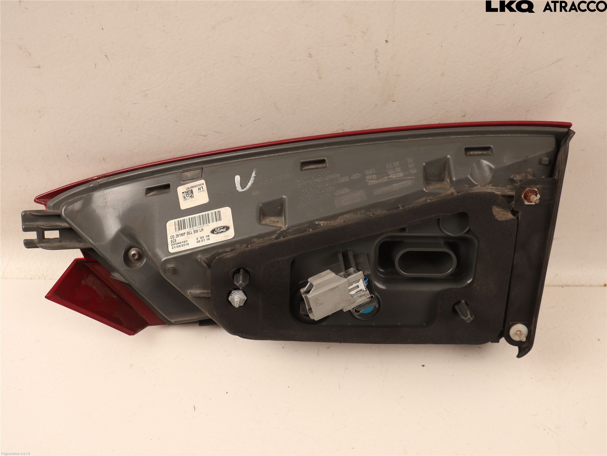 Ford MONDEO 15-22 Bakljus Lucka Vä