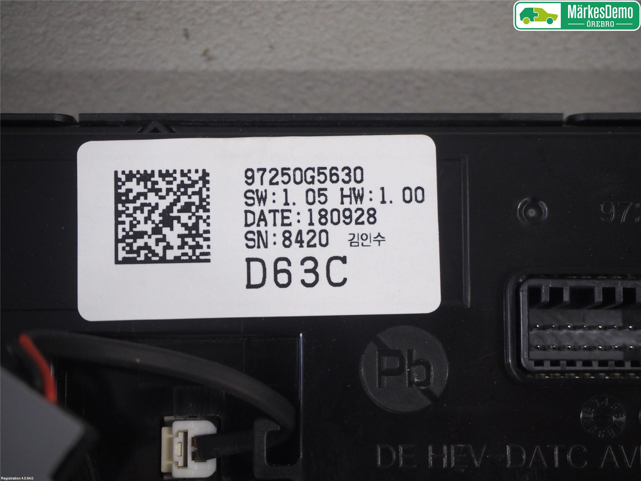 Kia NIRO (DE) 17-22 Ac Styrenhet Ac Manöveren