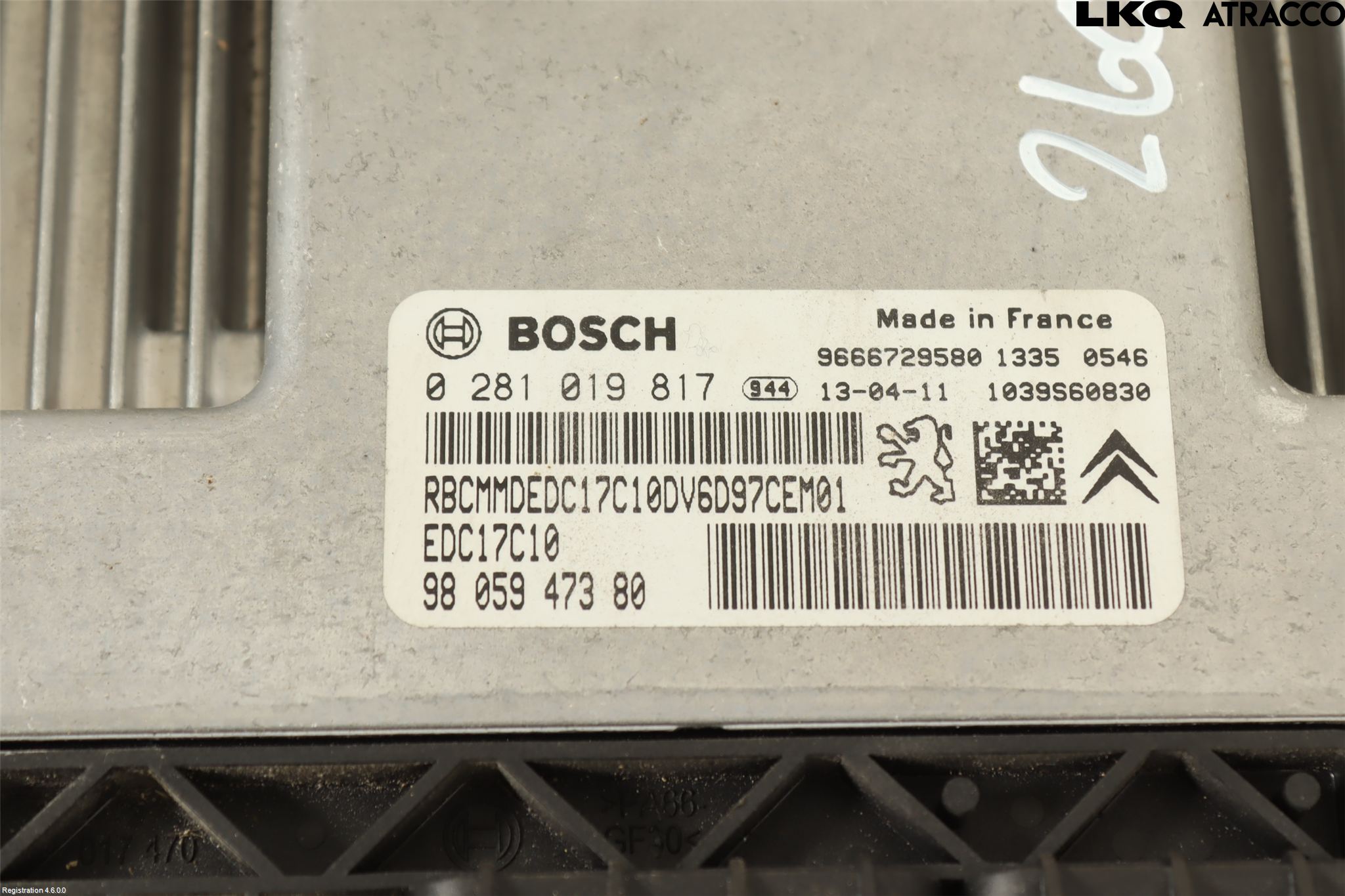 Citroen BERLINGO 08-18 Styrenhet Inspump Diesel