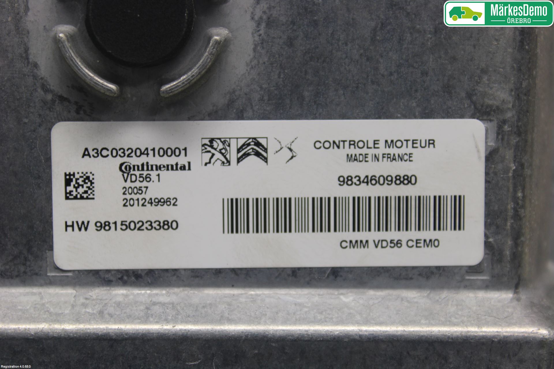 Peugeot 308 14-21 Styrenhet Insprut Bensin