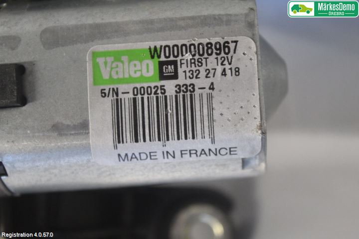 Opel INSIGNIA 09-16 Torkarmotor Baklucka