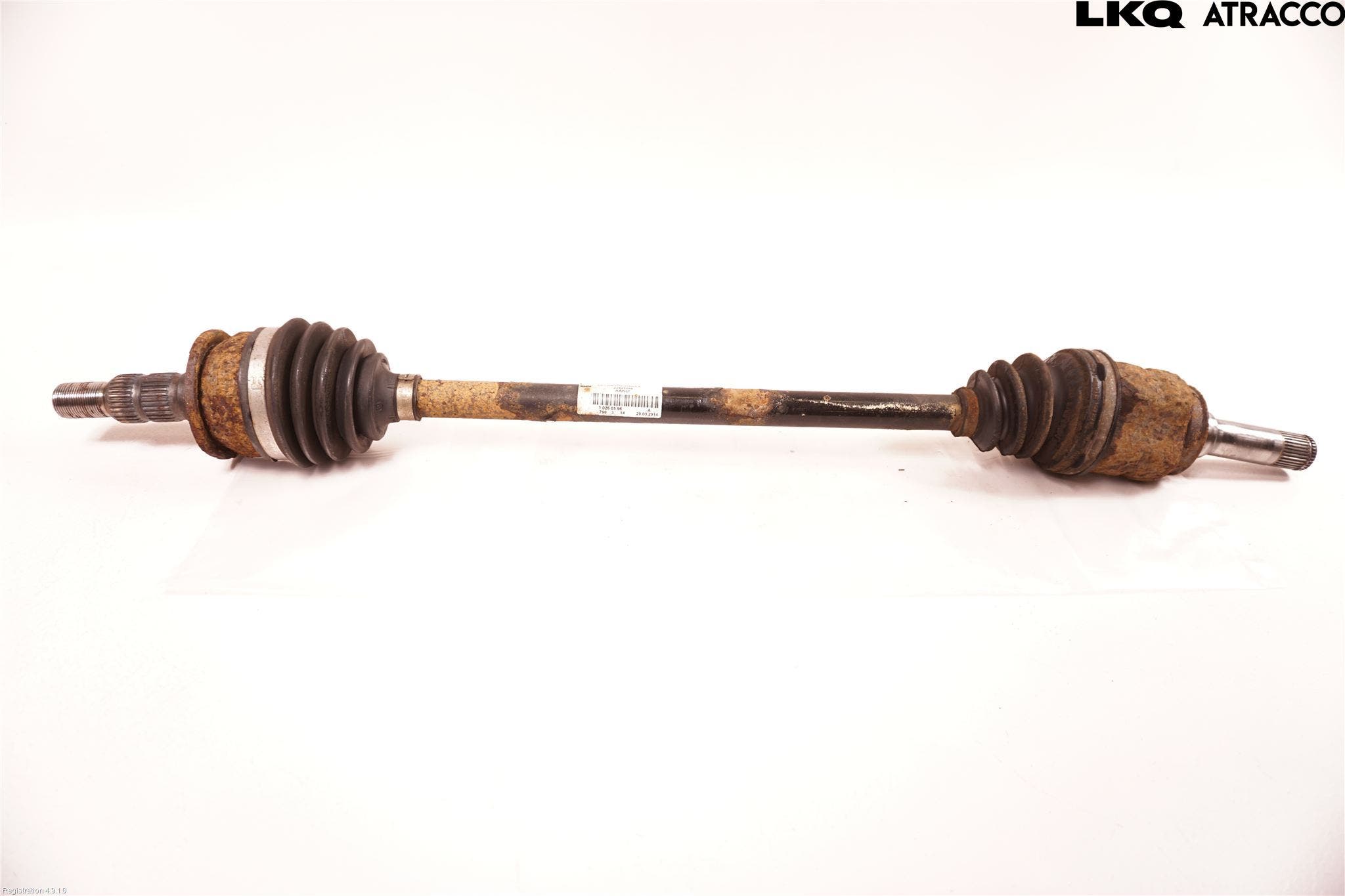 Opel INSIGNIA 09-16 Drivaxel Bak Höger