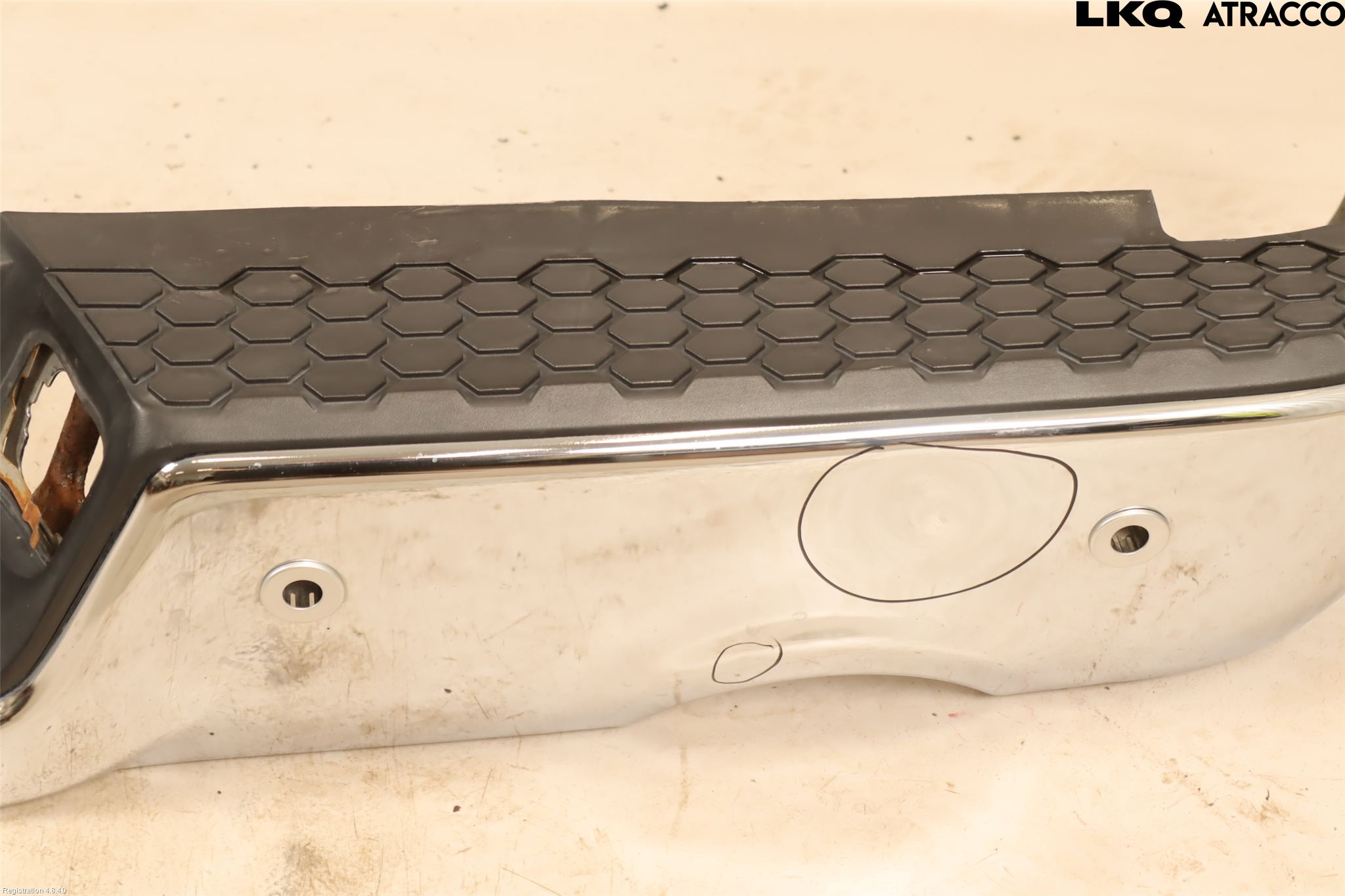 Dodge PICK UP RAM 81- Stötfångarbeklädnad Bak