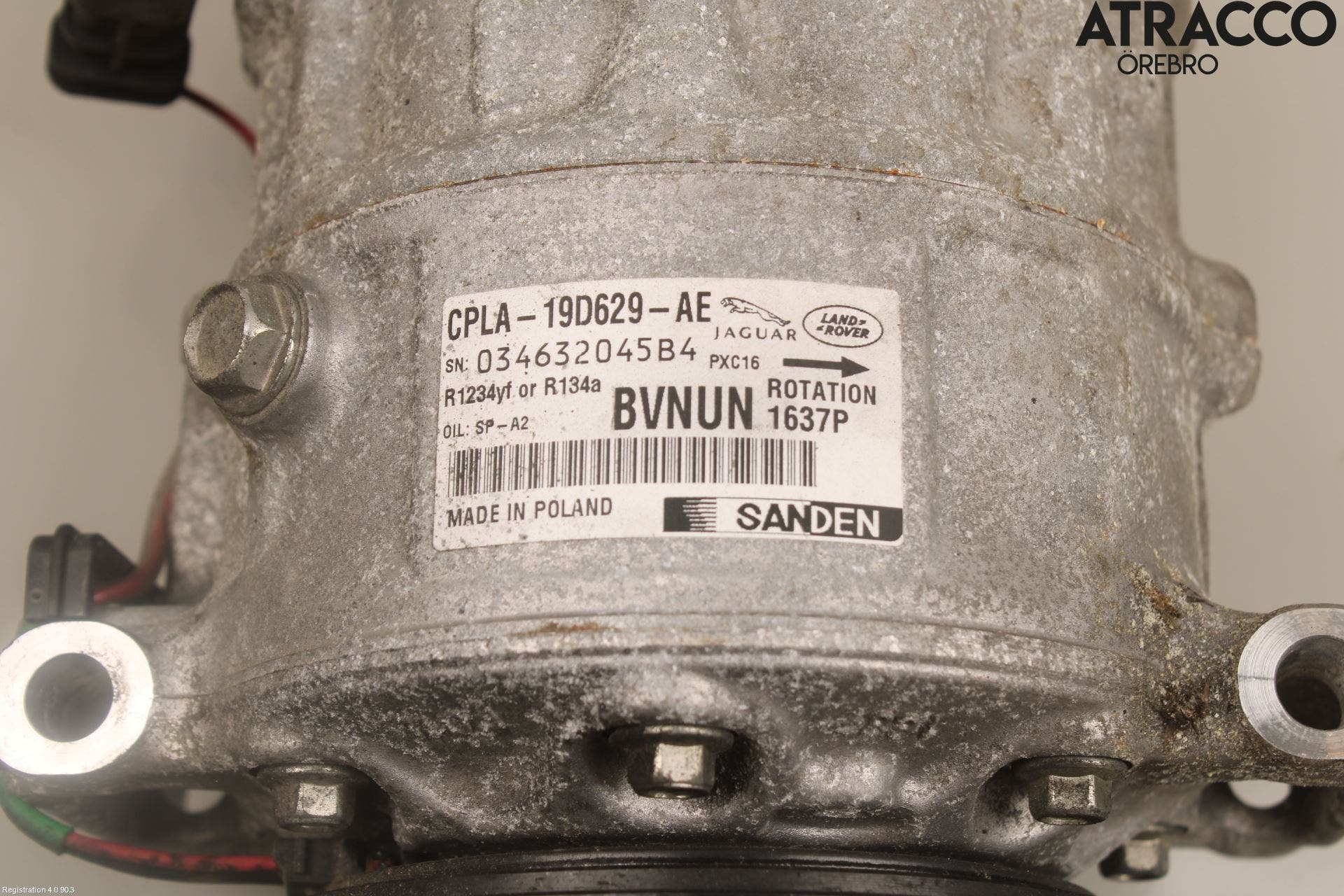 Landrover RANGE ROVER SPORT (L494) 14-22 Ac Kompressor