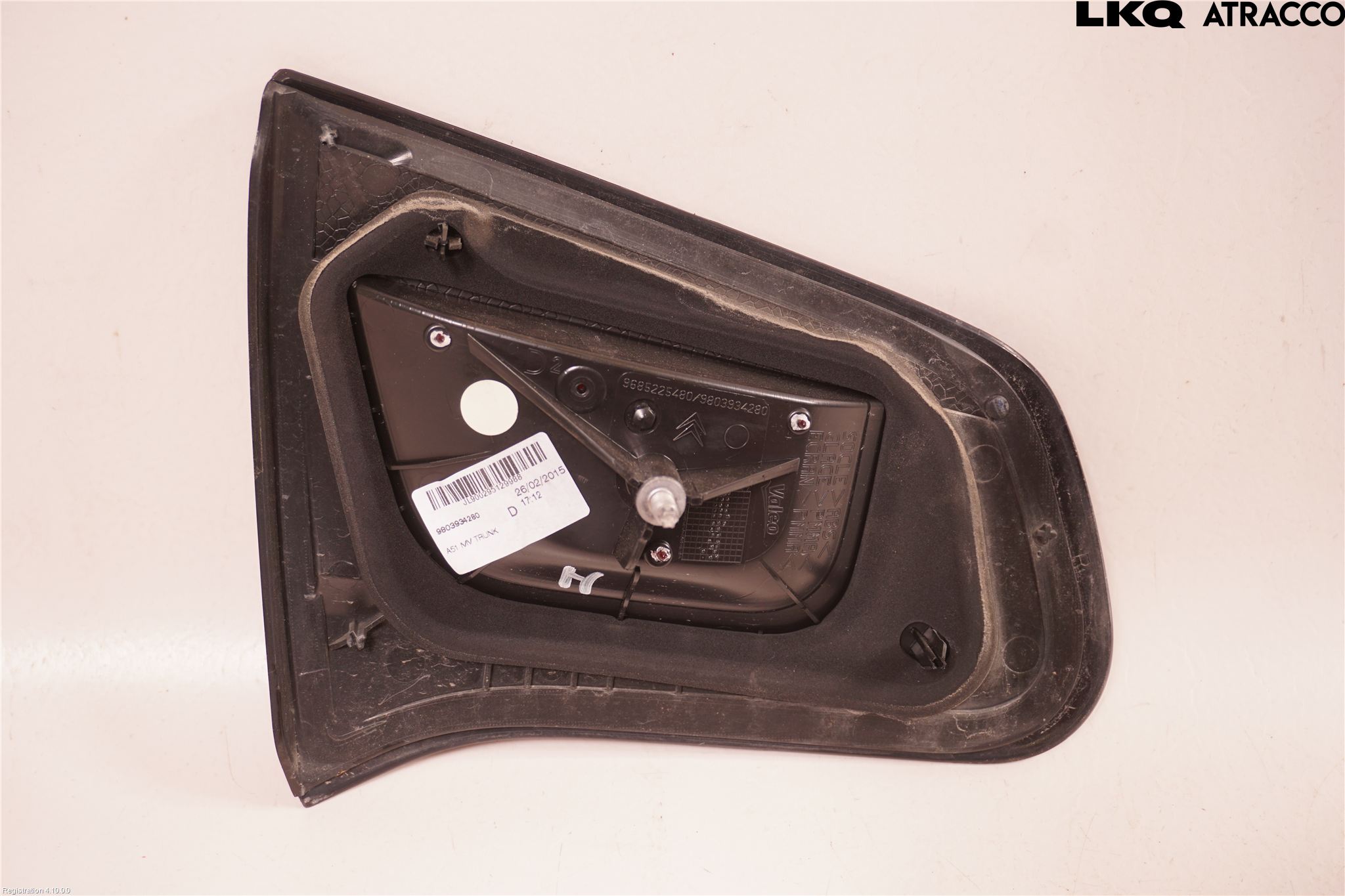 Citroen C3 10-17 Bakljus Lucka Hö