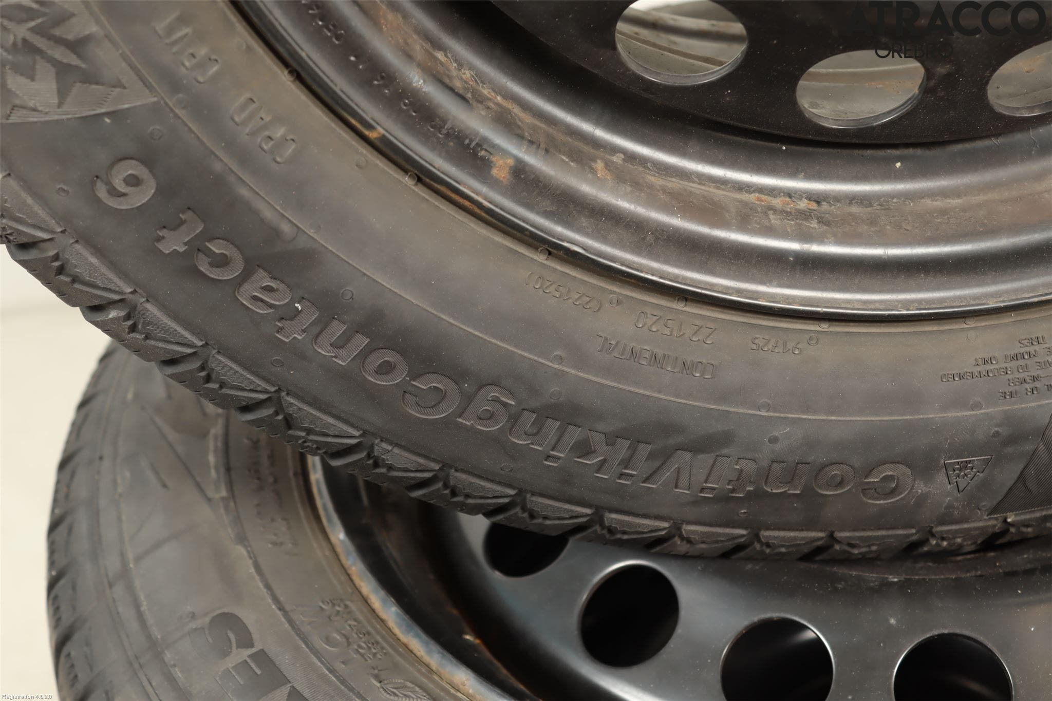 Volkswagen VW GOLF II 84-91 Vinterdäck Plåtfälg 4St