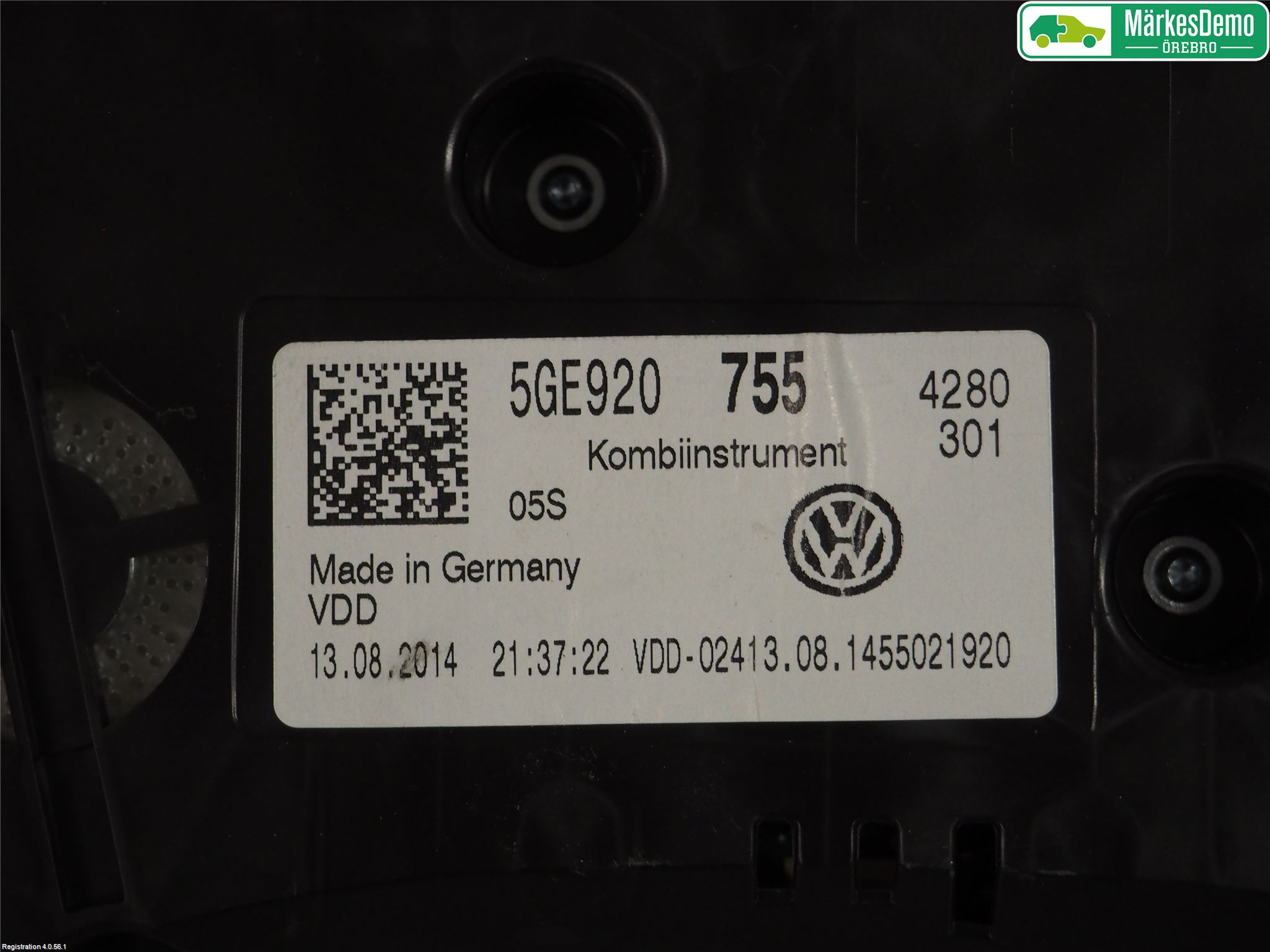 Volkswagen VW GOLF / E-GOLF VII 13-20 Instrument Komb