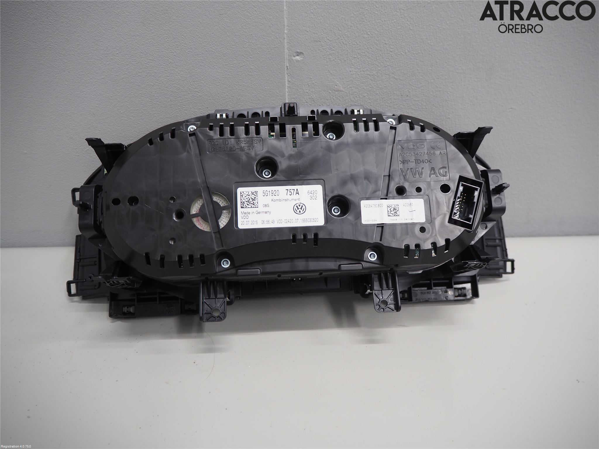 Volkswagen VW GOLF / E-GOLF VII 13-20 Instrument Komb