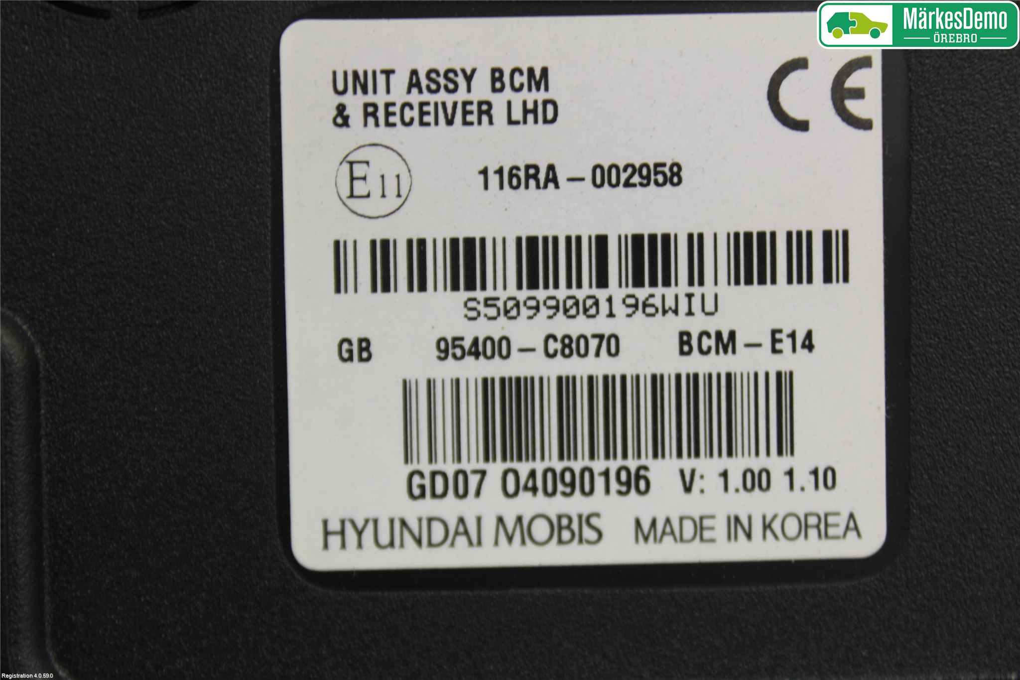 Hyundai i20 GB 15-20 Styrenhet Övrigt