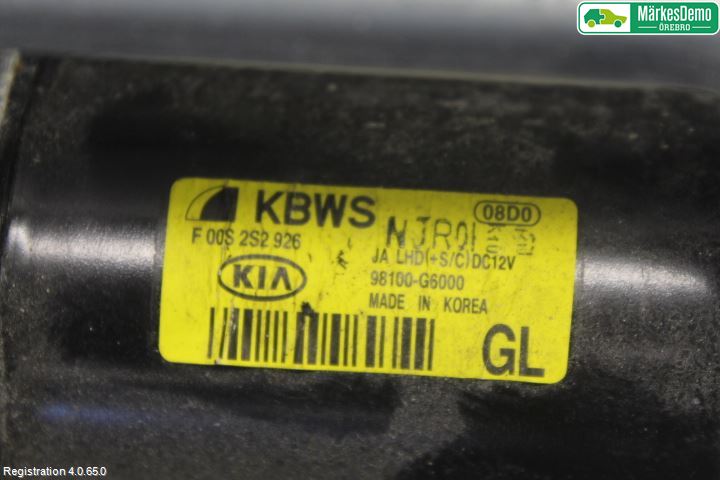 Kia PICANTO 17- Torkarmotor Vindruta