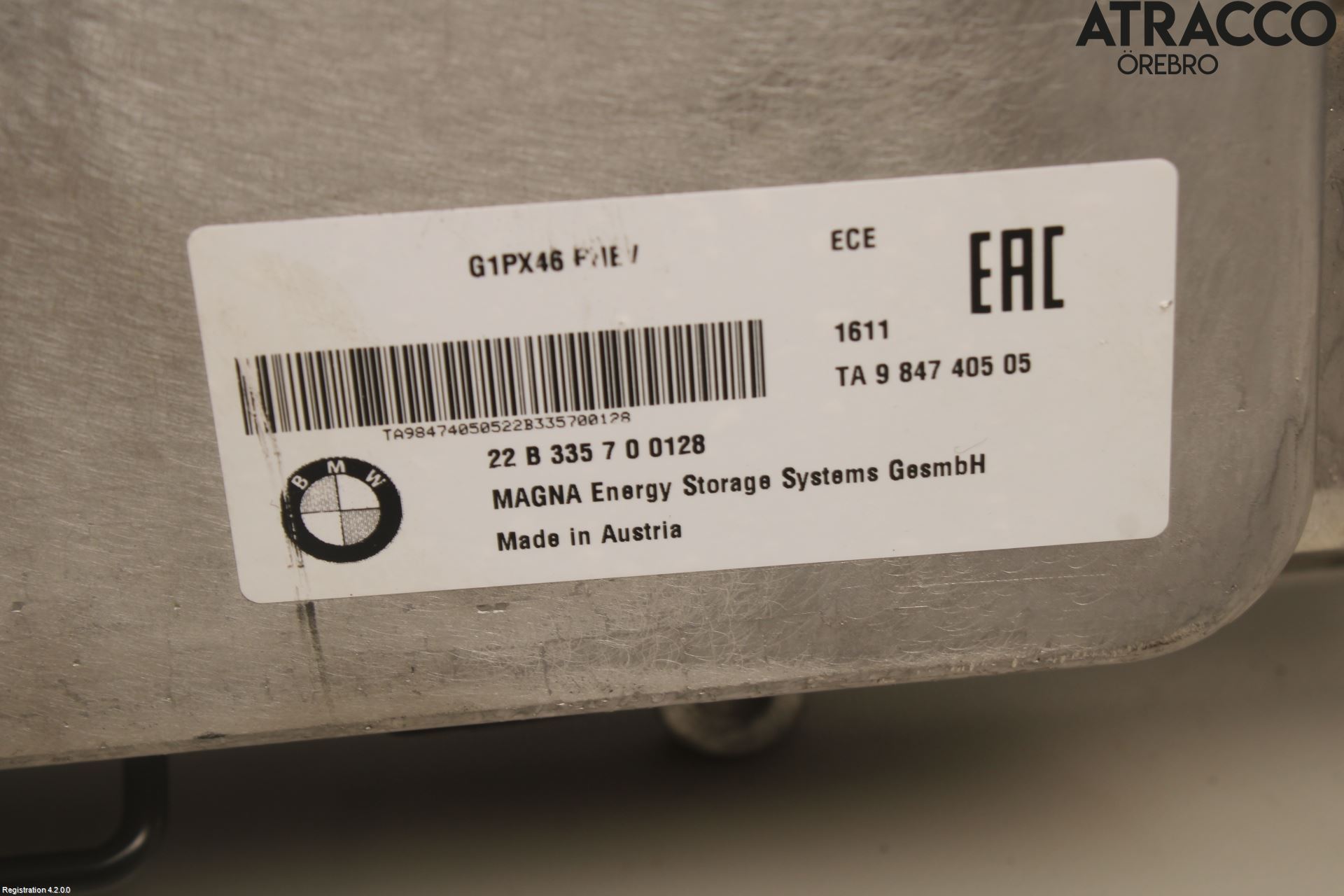 BMW 5 G30/G31/F90 17-23 Bränsletank Skyddsplåt