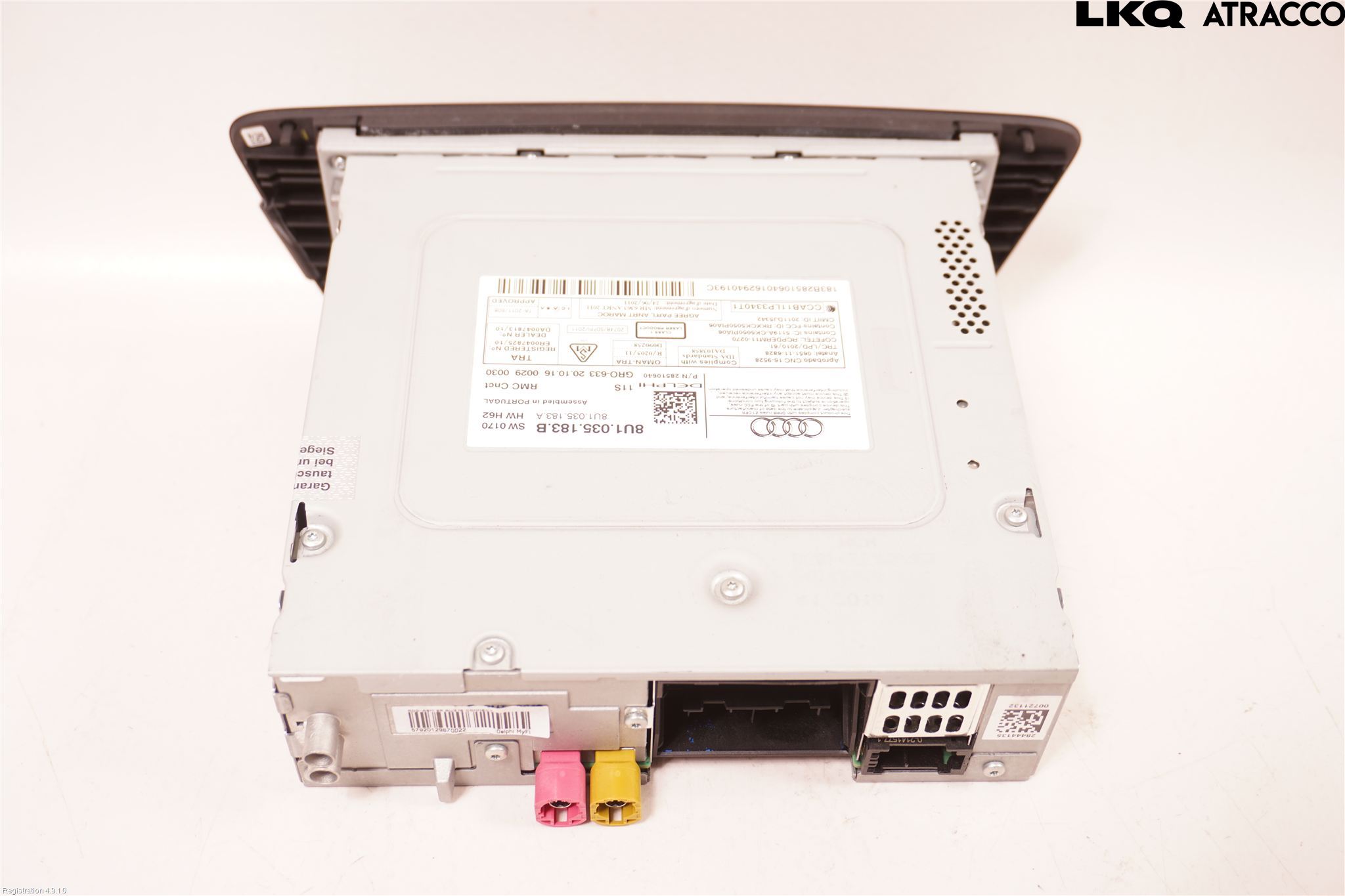 Audi Q3 8U 12-18 Cd Radio - Multimediapanel