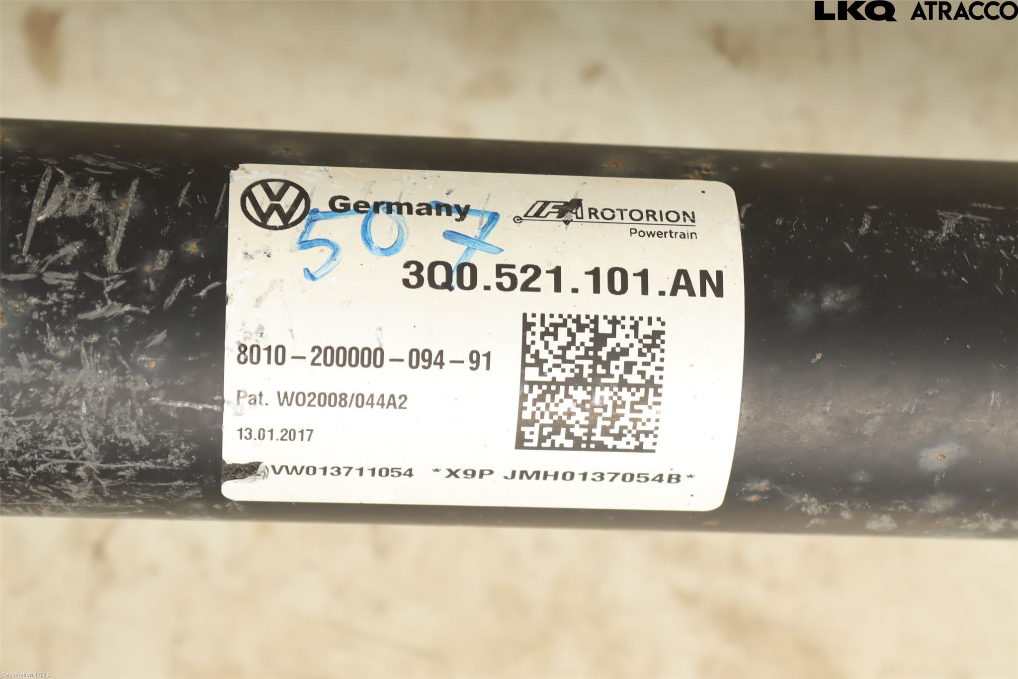Volkswagen VW PASSAT 15-19 Mellanaxel Komp