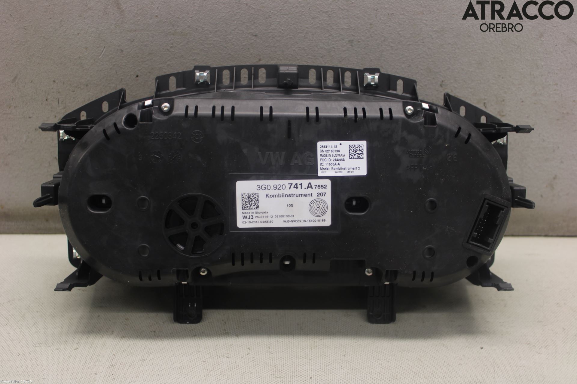 Volkswagen VW PASSAT 15-19 Instrument Komb