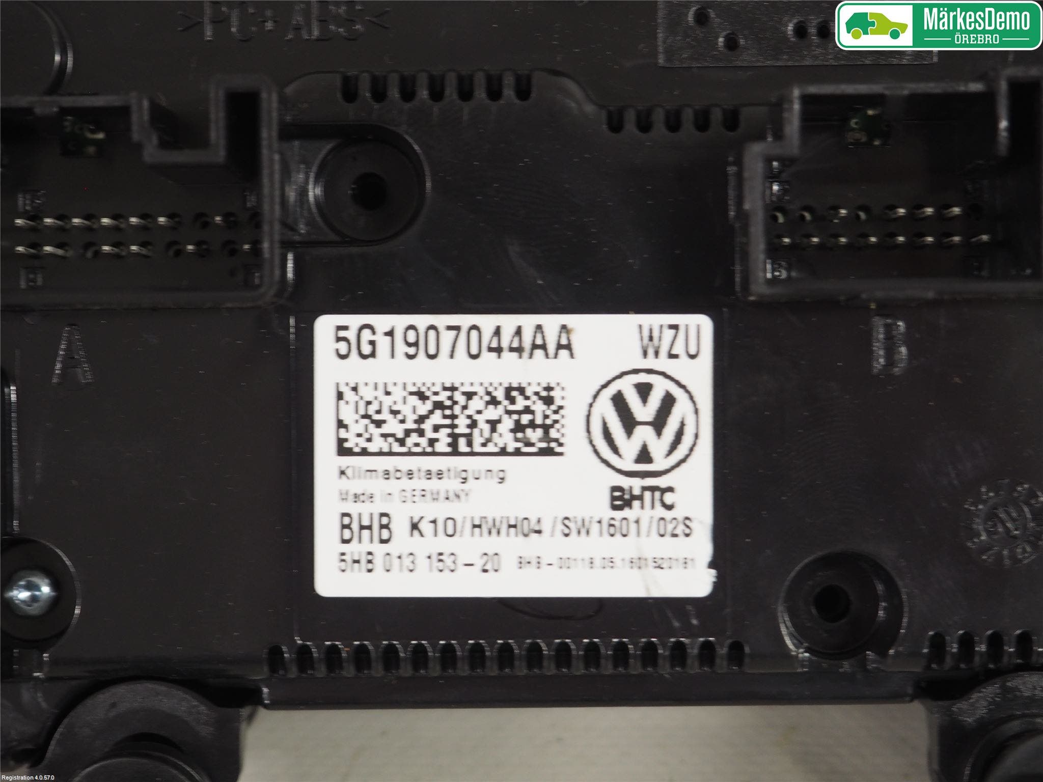 Volkswagen VW TOURAN 16- Ac Styrenhet Ac Manöveren