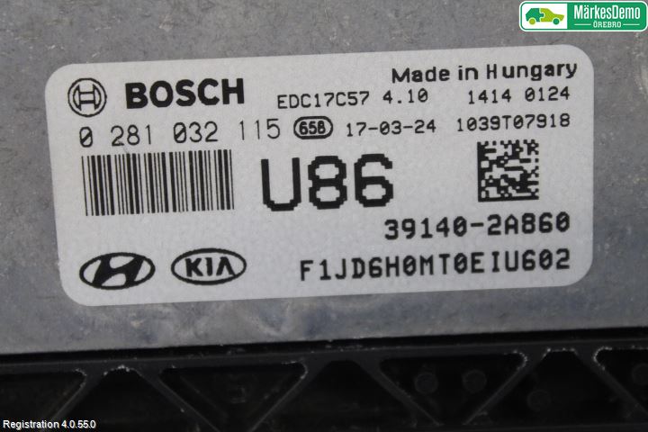 Kia CEED 12-18 Styrenhet Insprut Bensin