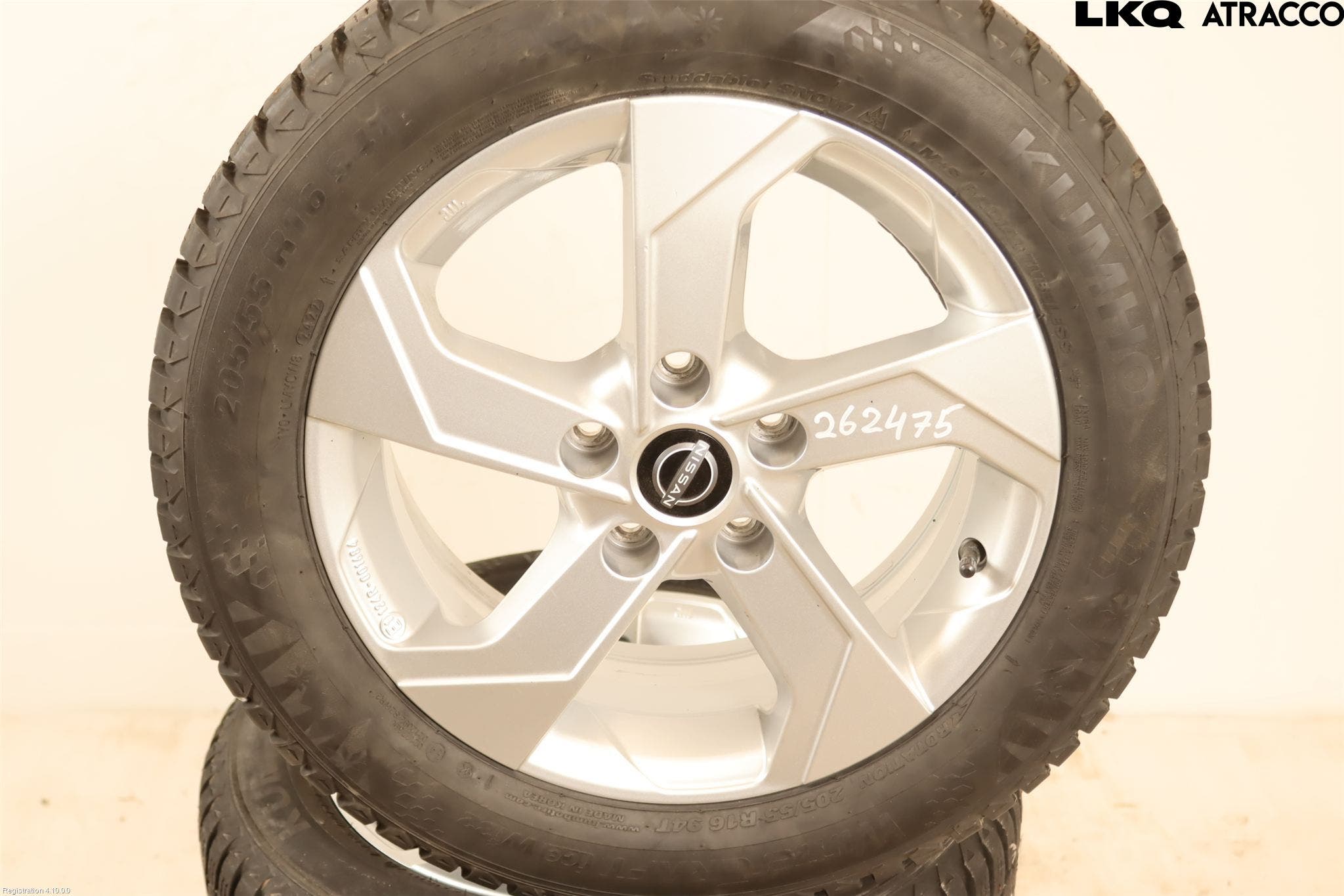 Nissan LEAF 18- Vinterdäck Alumfälg 4St