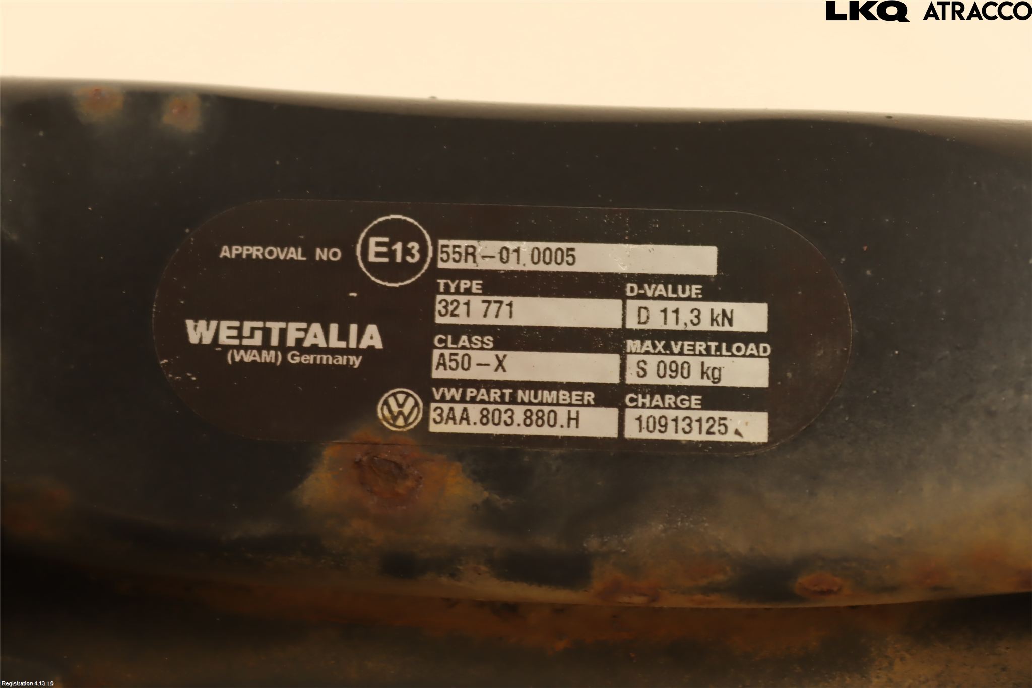 Volkswagen VW PASSAT 11-14 Dragkrok