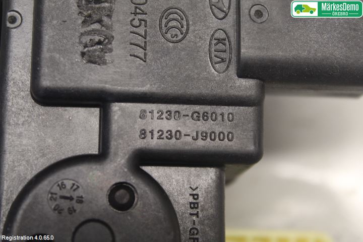 Kia PICANTO 17- Lås-Bakluckelås