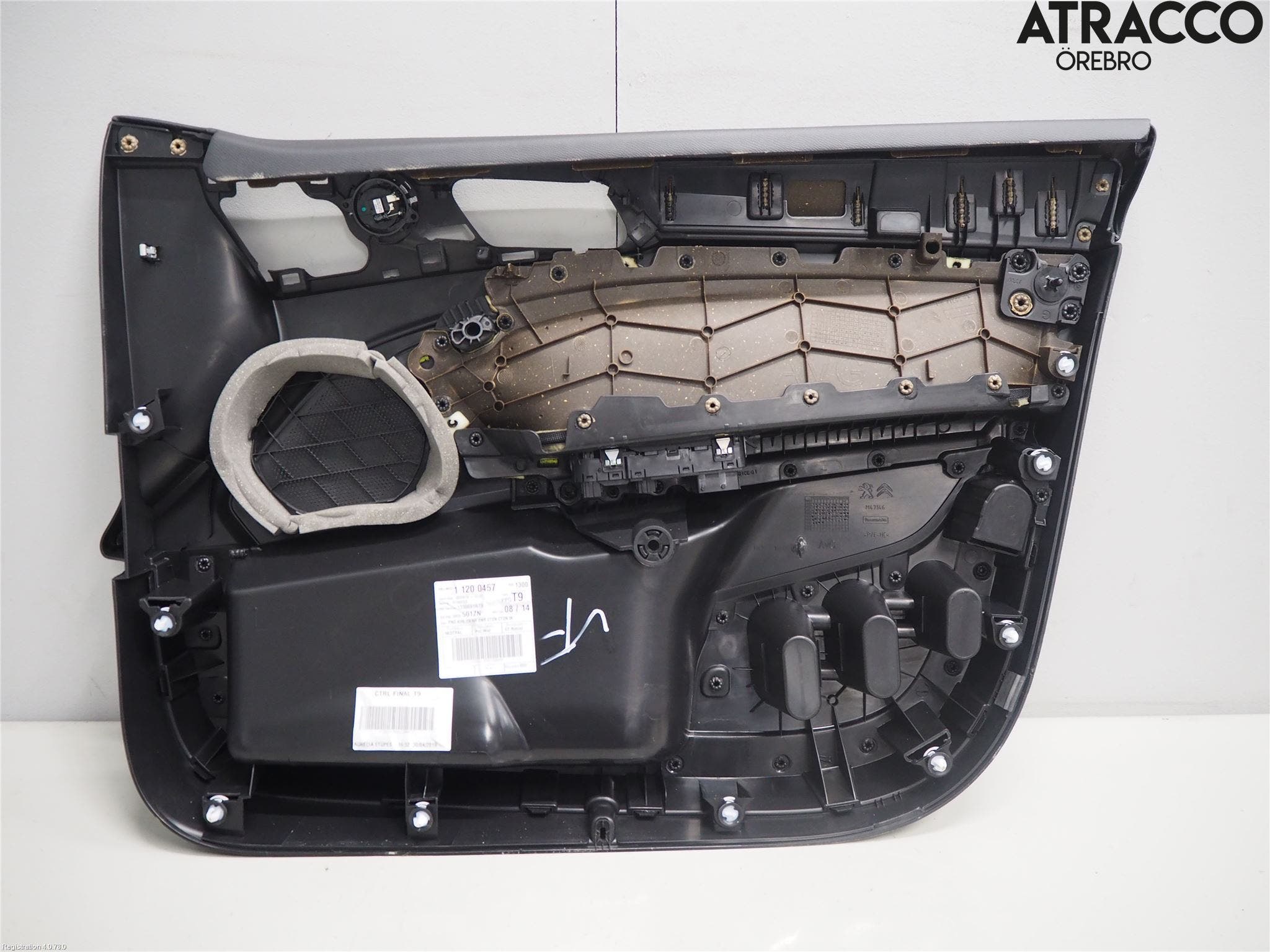 Peugeot 308 14-21 Dörrklädsel Vä