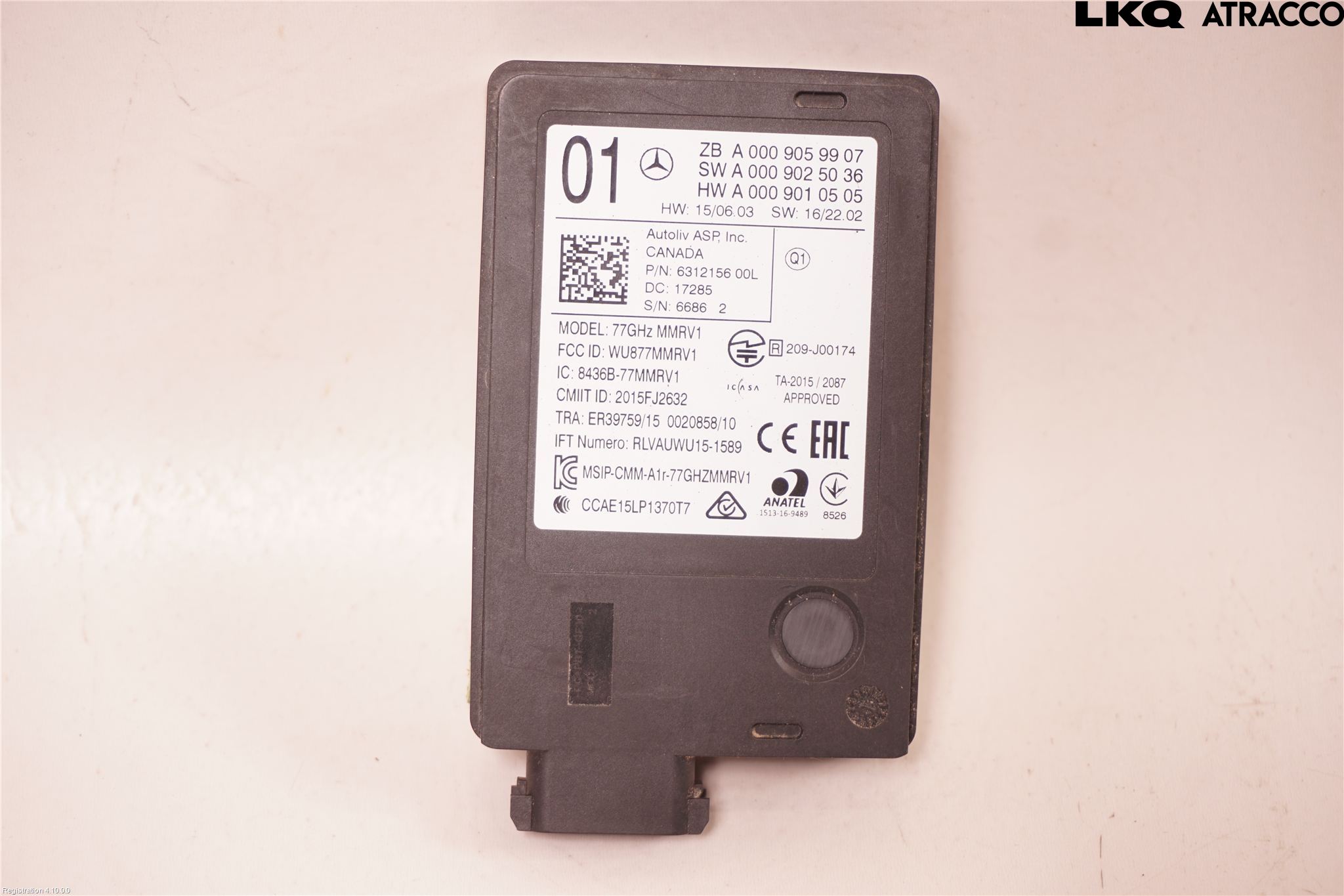 Mercedes-Benz MB E-KLASS (W213) 16-23 Sensor Aktivt Kollisionsskydd