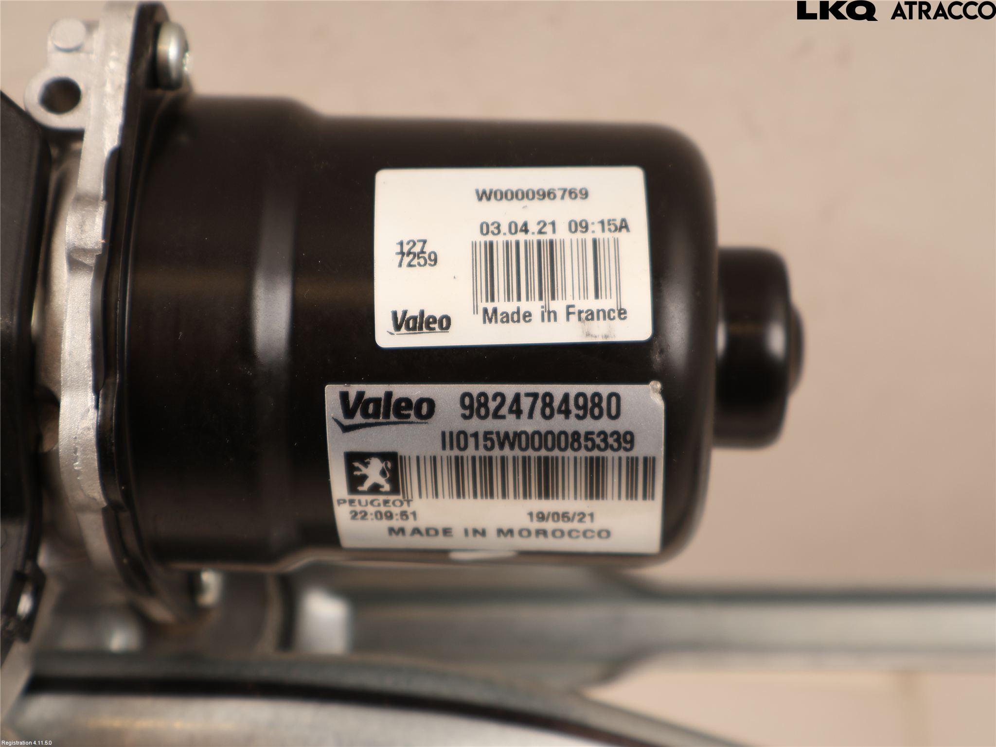 Citroen C4/E-C4 C4X/E-C4X III 21- Torkarmotor Vindruta