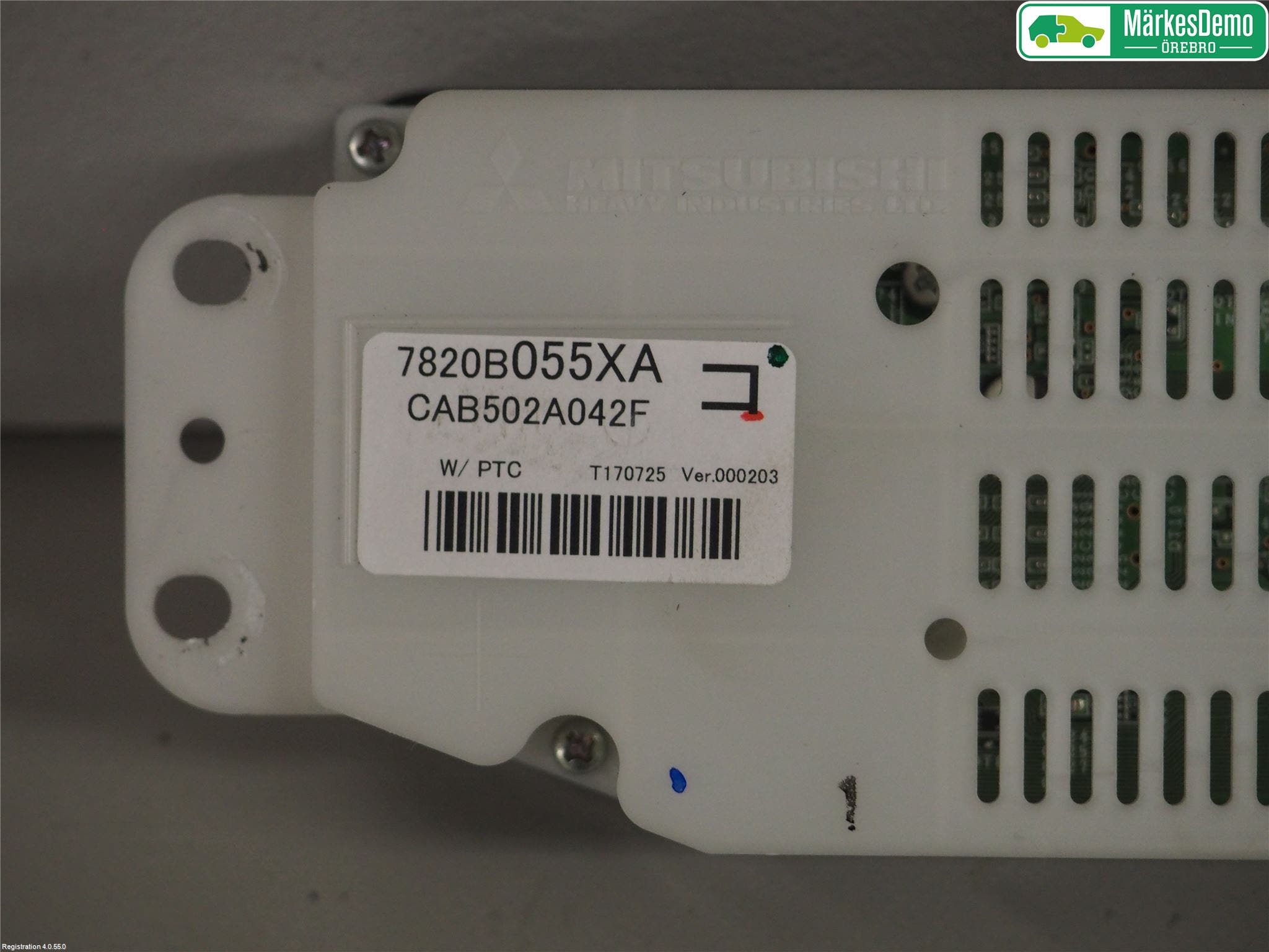 Mitsubishi OUTLANDER 13-21 Ac Styrenhet Ac Manöveren