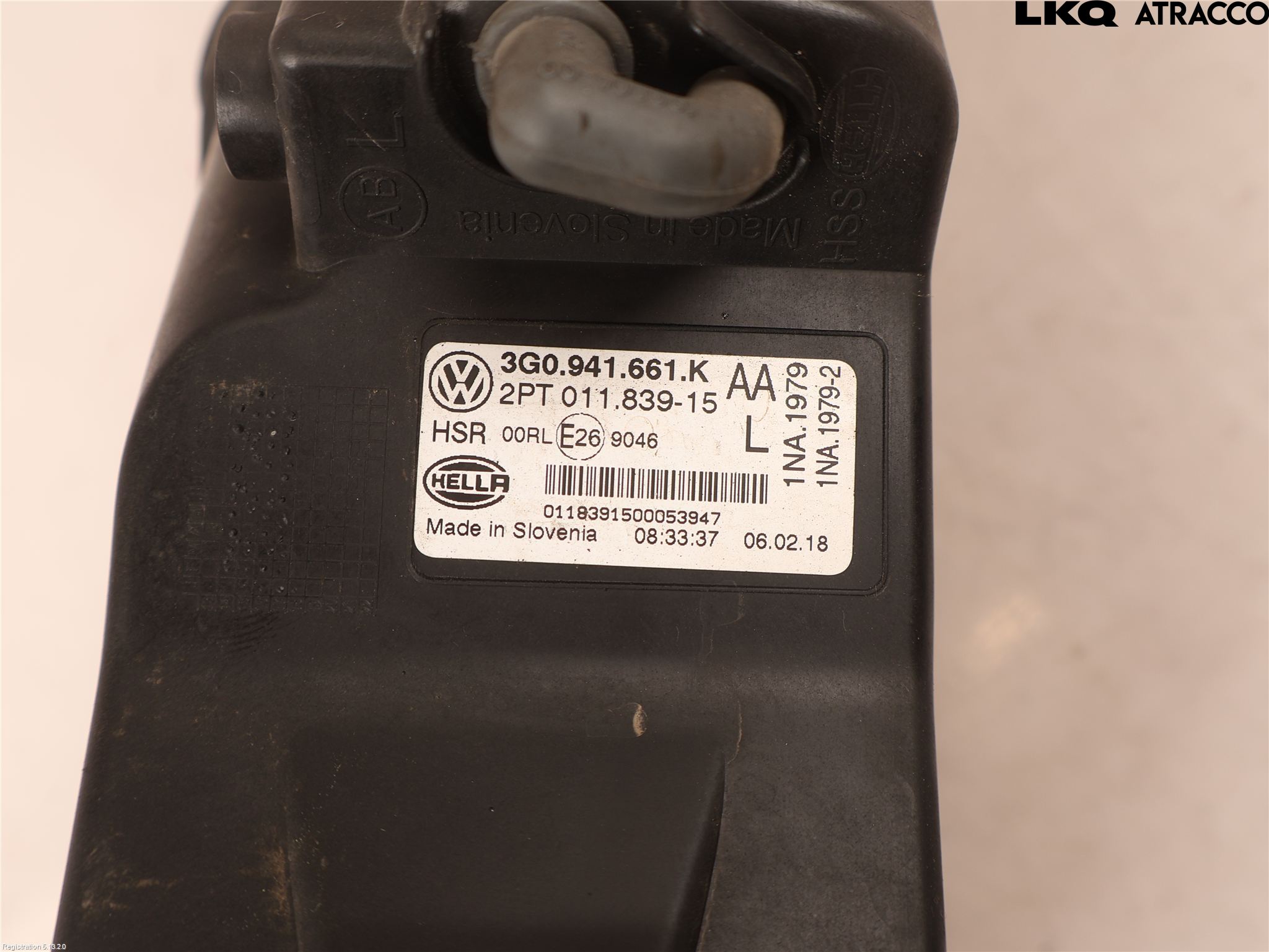 Volkswagen VW PASSAT 15-19 Dimljus-Varselljus Fram