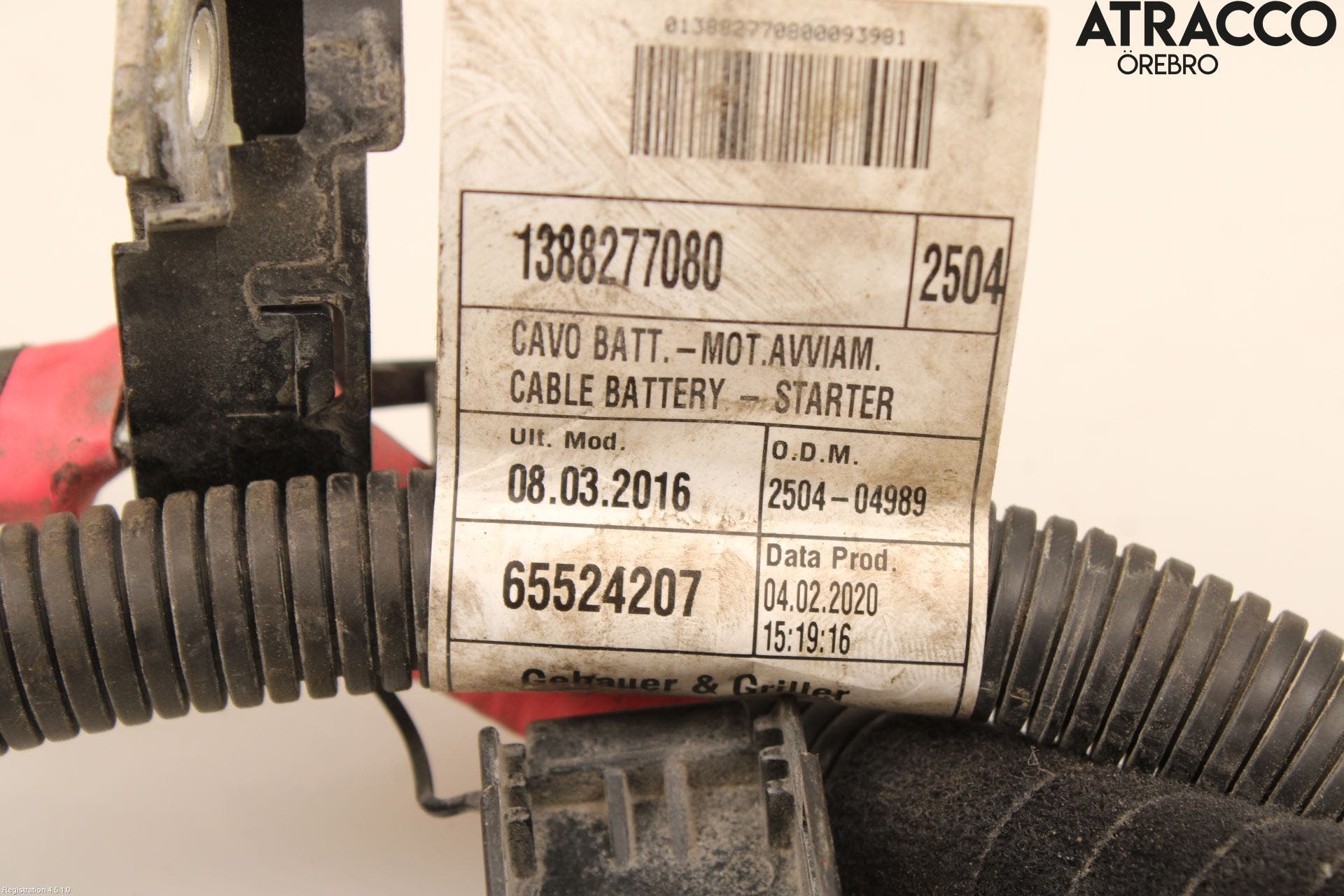 Peugeot BOXER/E-BOXER 15- Batterikabel