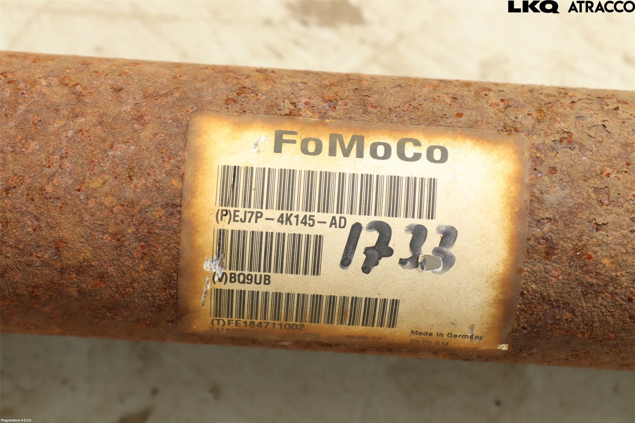 Ford KUGA 17-19 Mellanaxel Komp