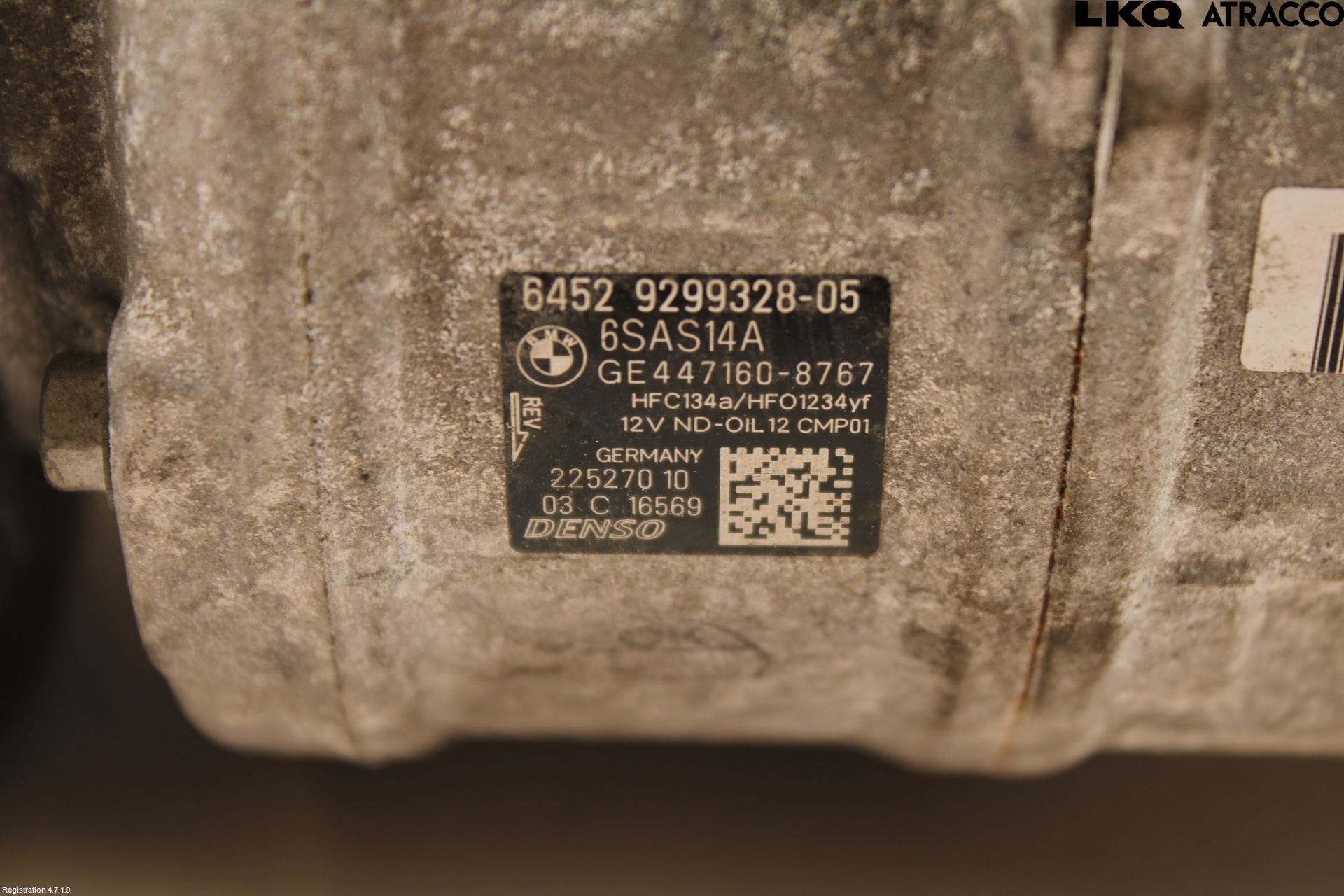 BMW 3 F30/F31/F80 12-19 Ac Kompressor