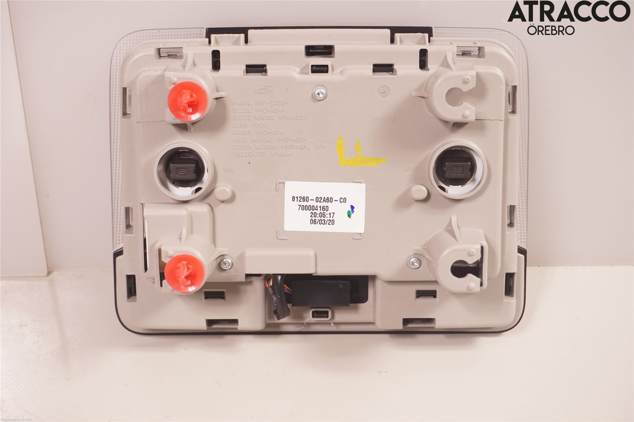 Toyota COROLLA 19- Innerbelysning