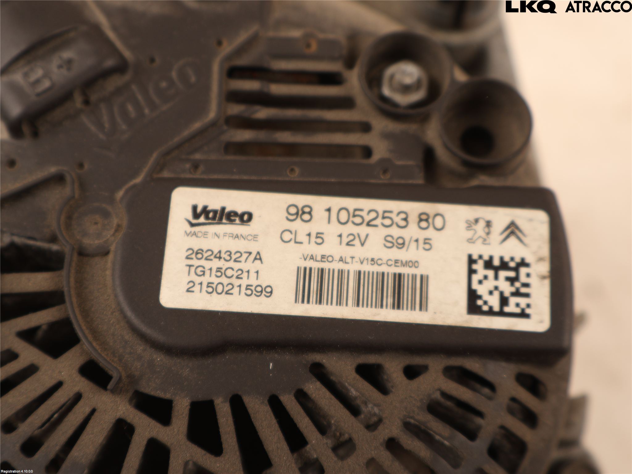 Citroen C3 10-17 Generator