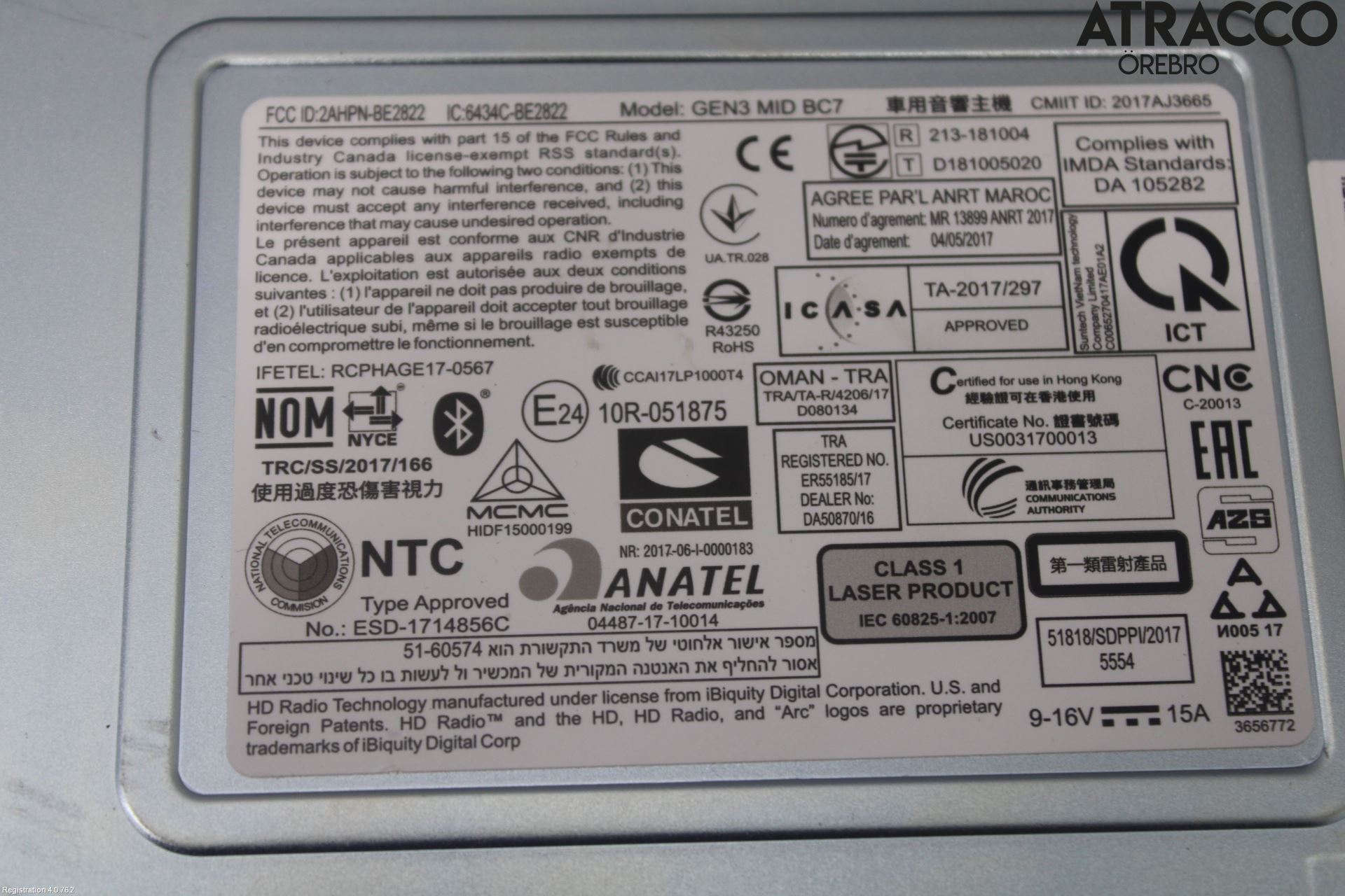 Subaru OUTBACK 15-20 Cd Radio - Multimediapanel