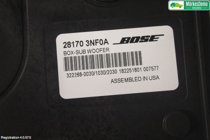 Nissan LEAF 18- Högtalare