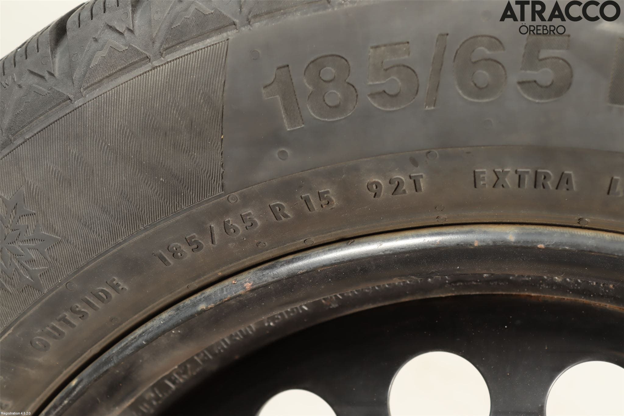 Volkswagen VW GOLF II 84-91 Vinterdäck Plåtfälg 4St