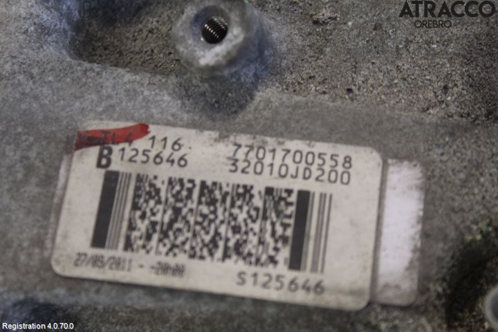 Nissan QASHQAI+2  10-14 Växellåda Man 6 Vxl