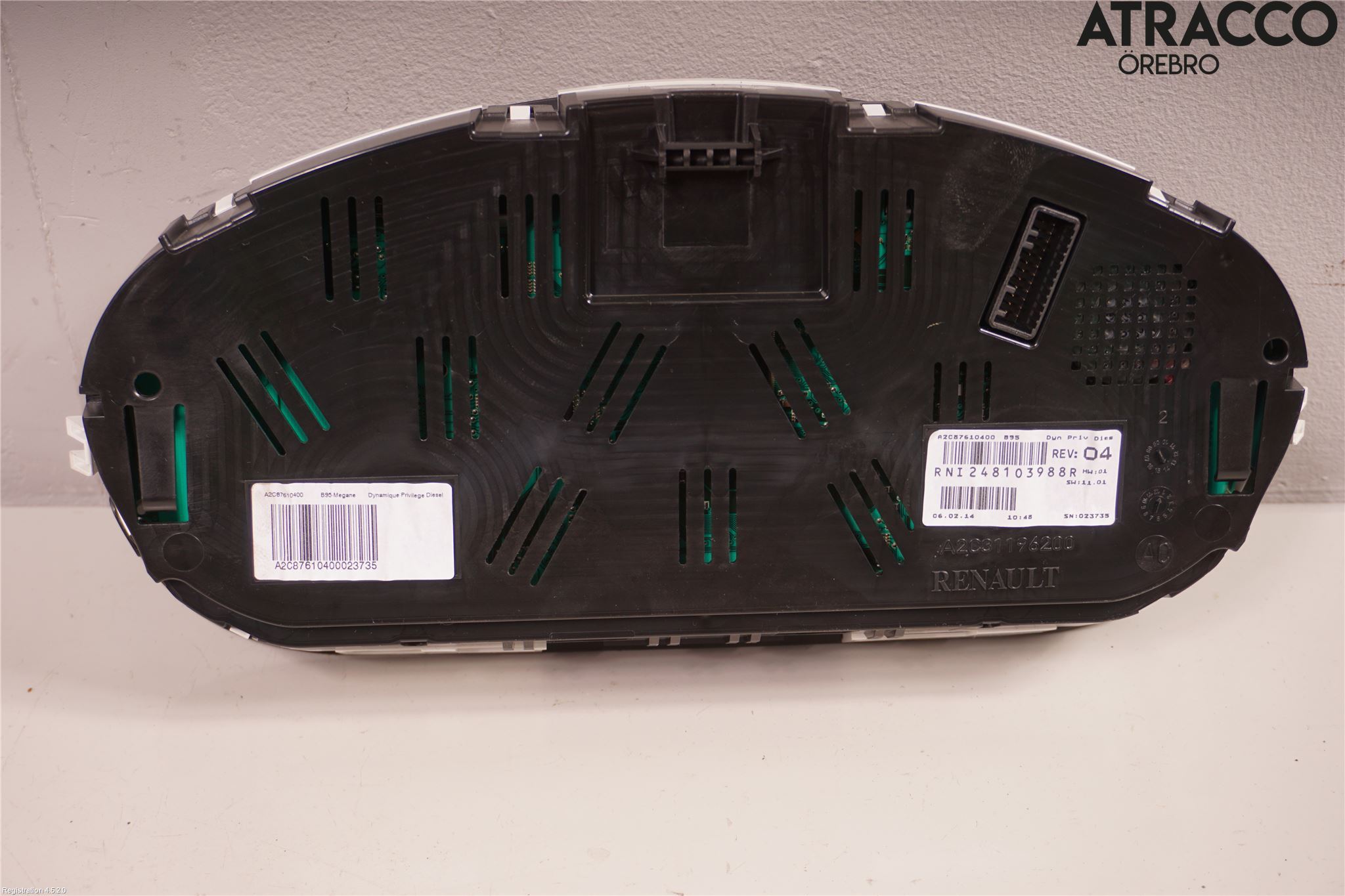 Renault MEGANE III 09-15 Instrument Komb