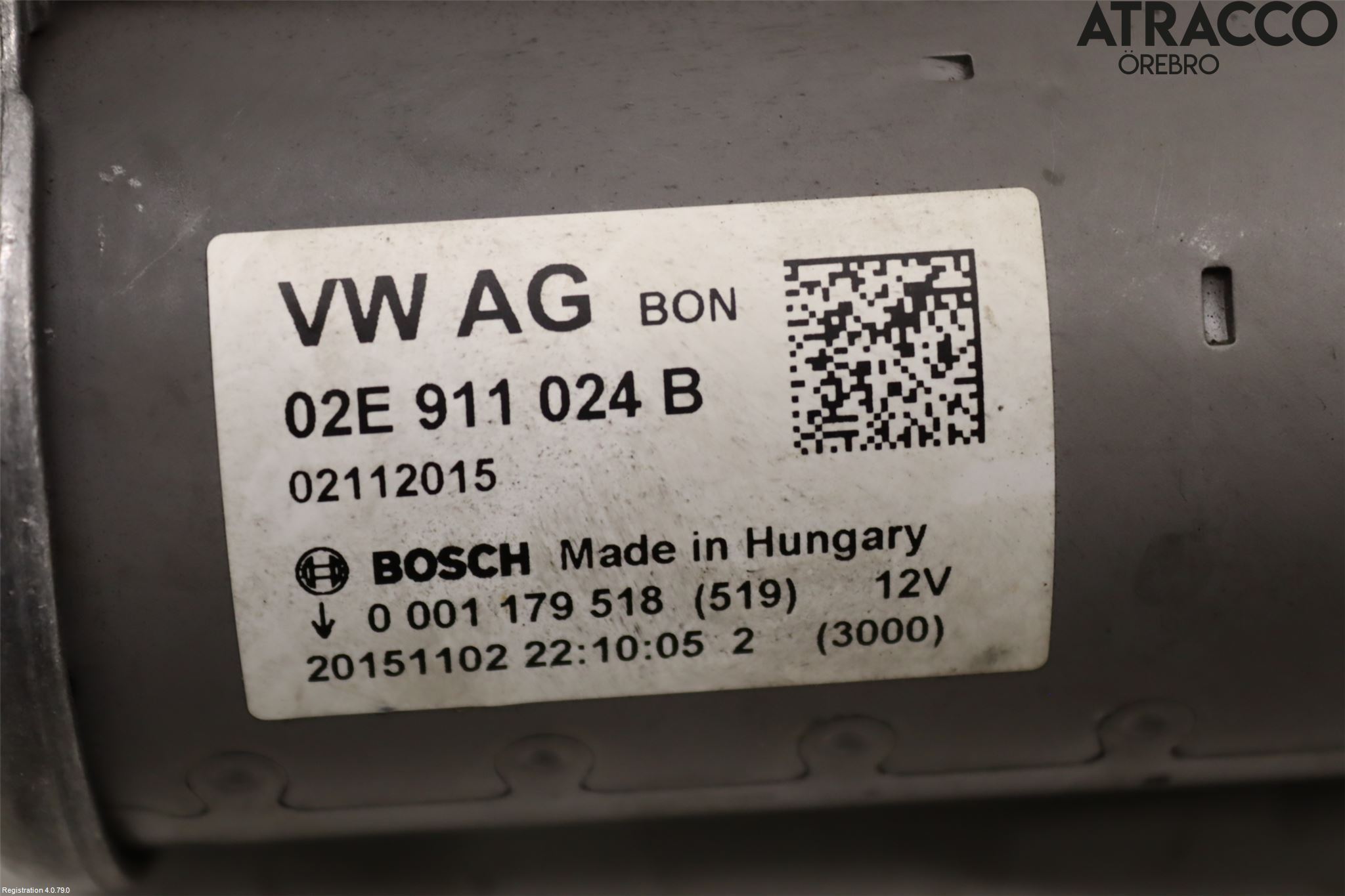 Audi A3/S3 8V 13-20 Startmotor