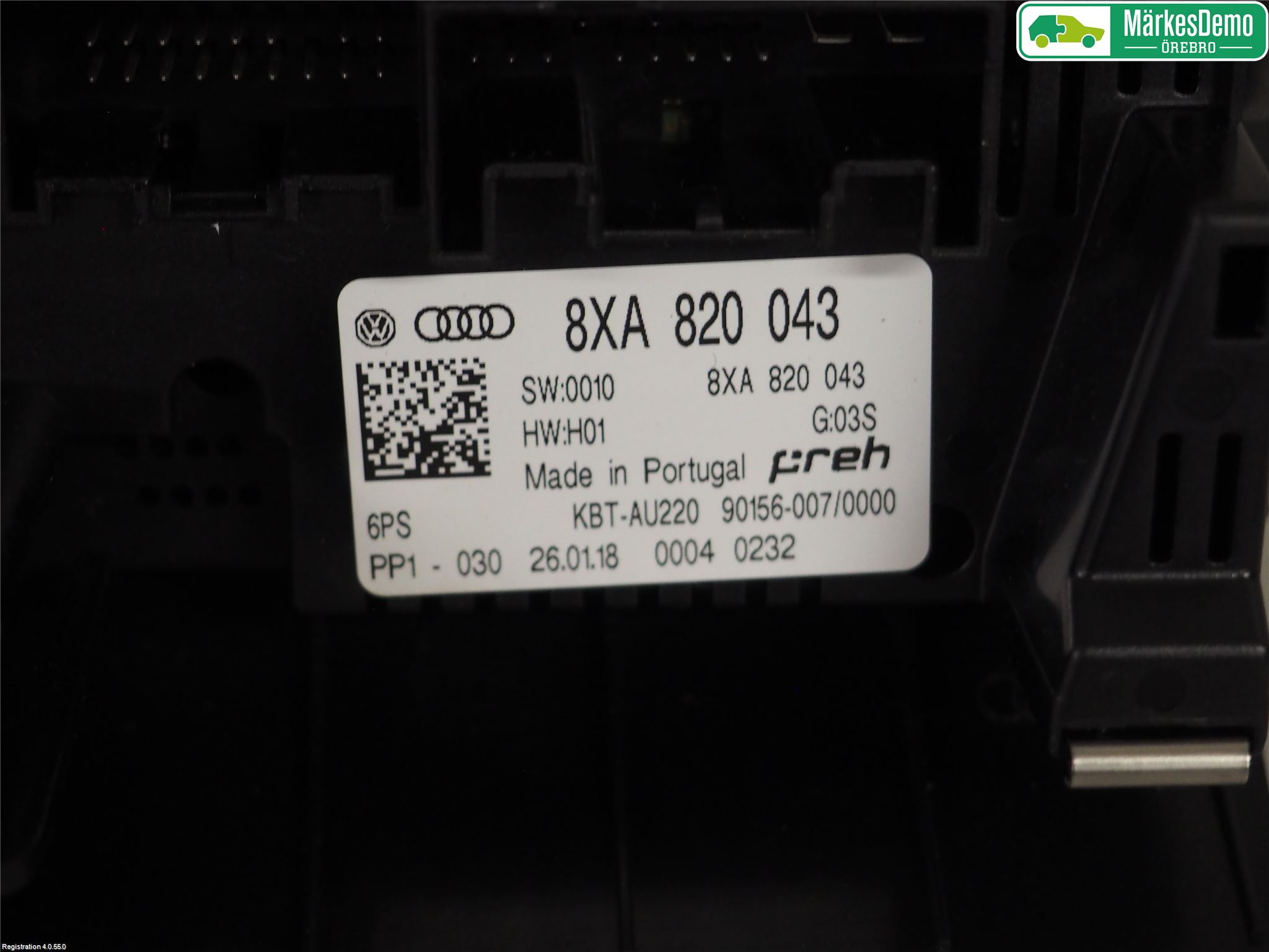 Audi A1/S1 11-18 Ac Styrenhet Ac Manöveren