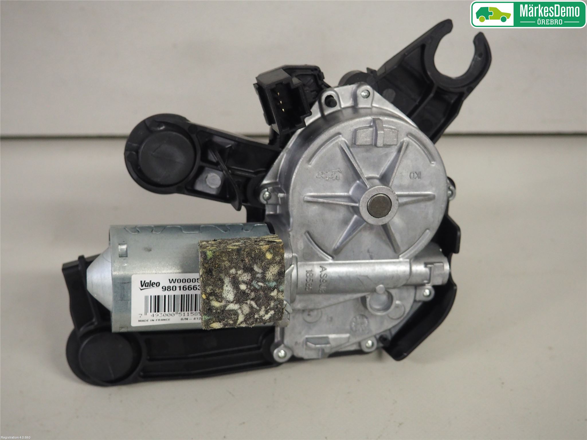 Citroen C4 CACTUS 14-20 Torkarmotor Baklucka